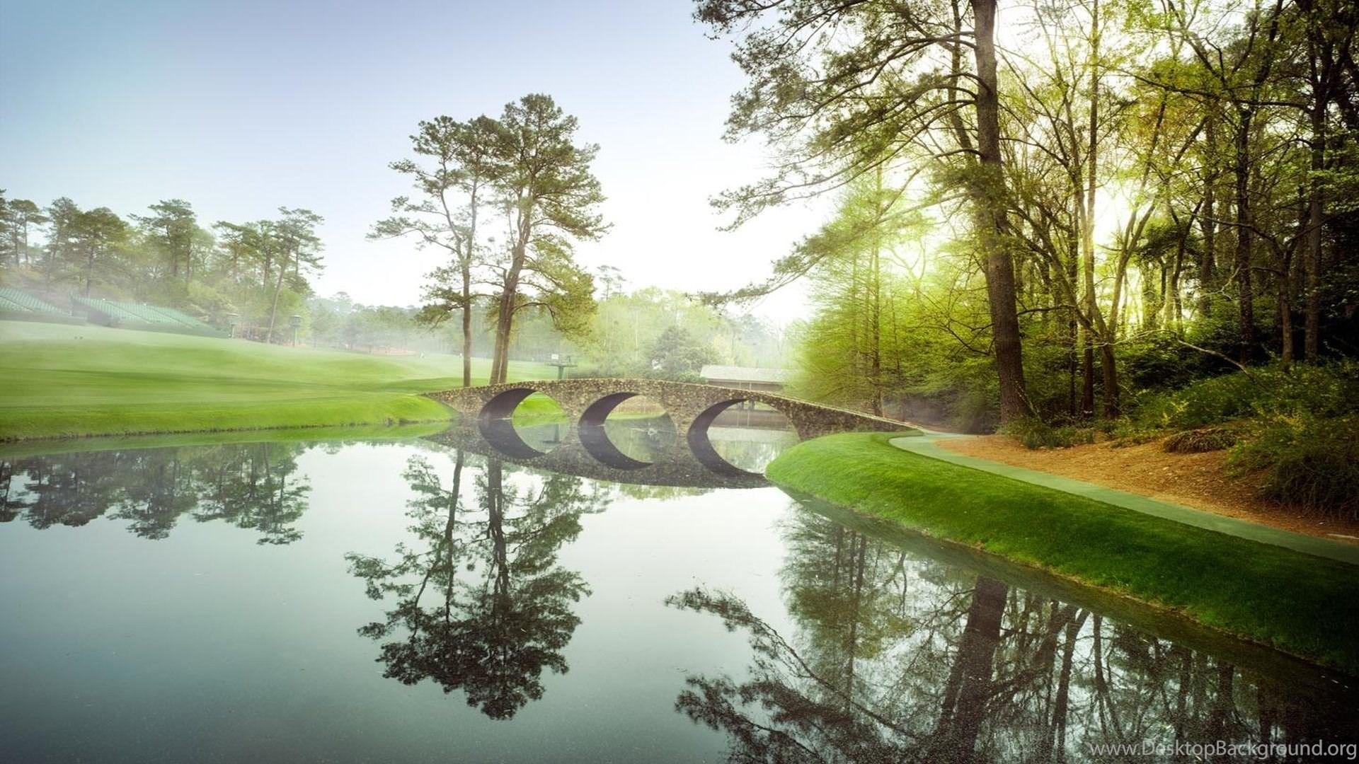1920x1080 Photo : The Augusta National Golf Course Wallpaper HD Masters. Desktop Background
