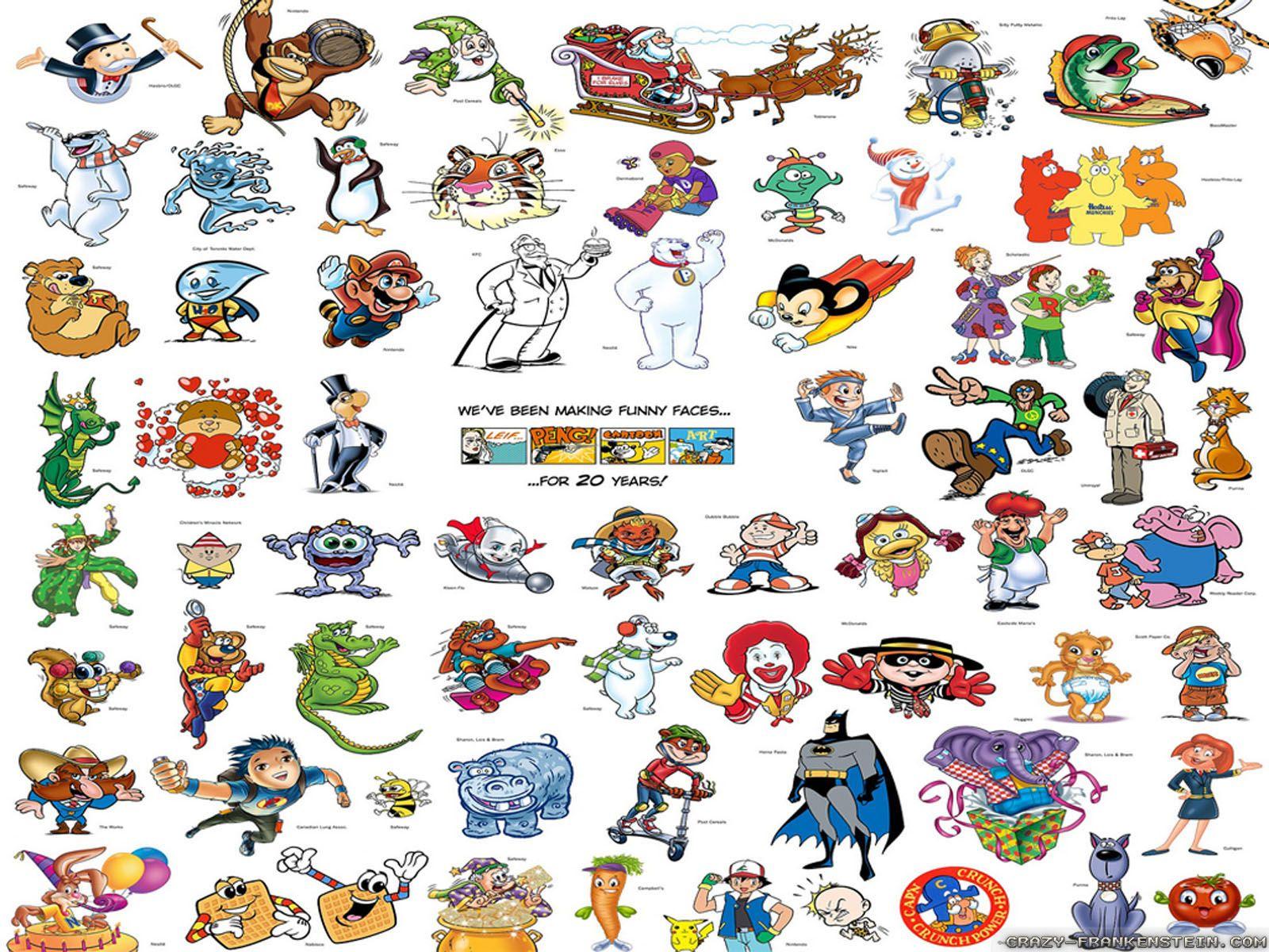 80s Cartoon Fabric Wallpaper and Home Decor  Spoonflower