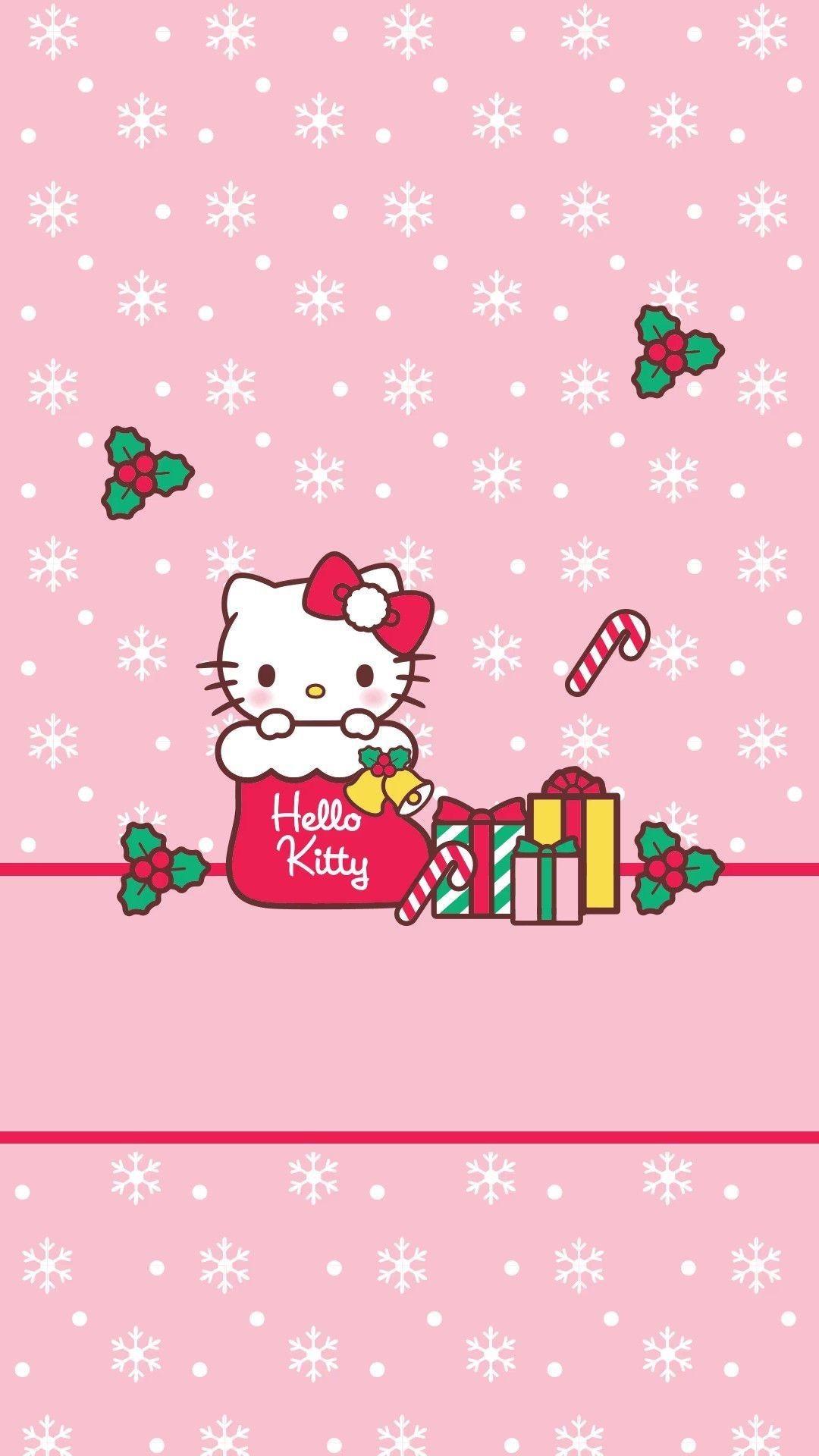 1080x1920 Sanrio Christmas Wallpaper
