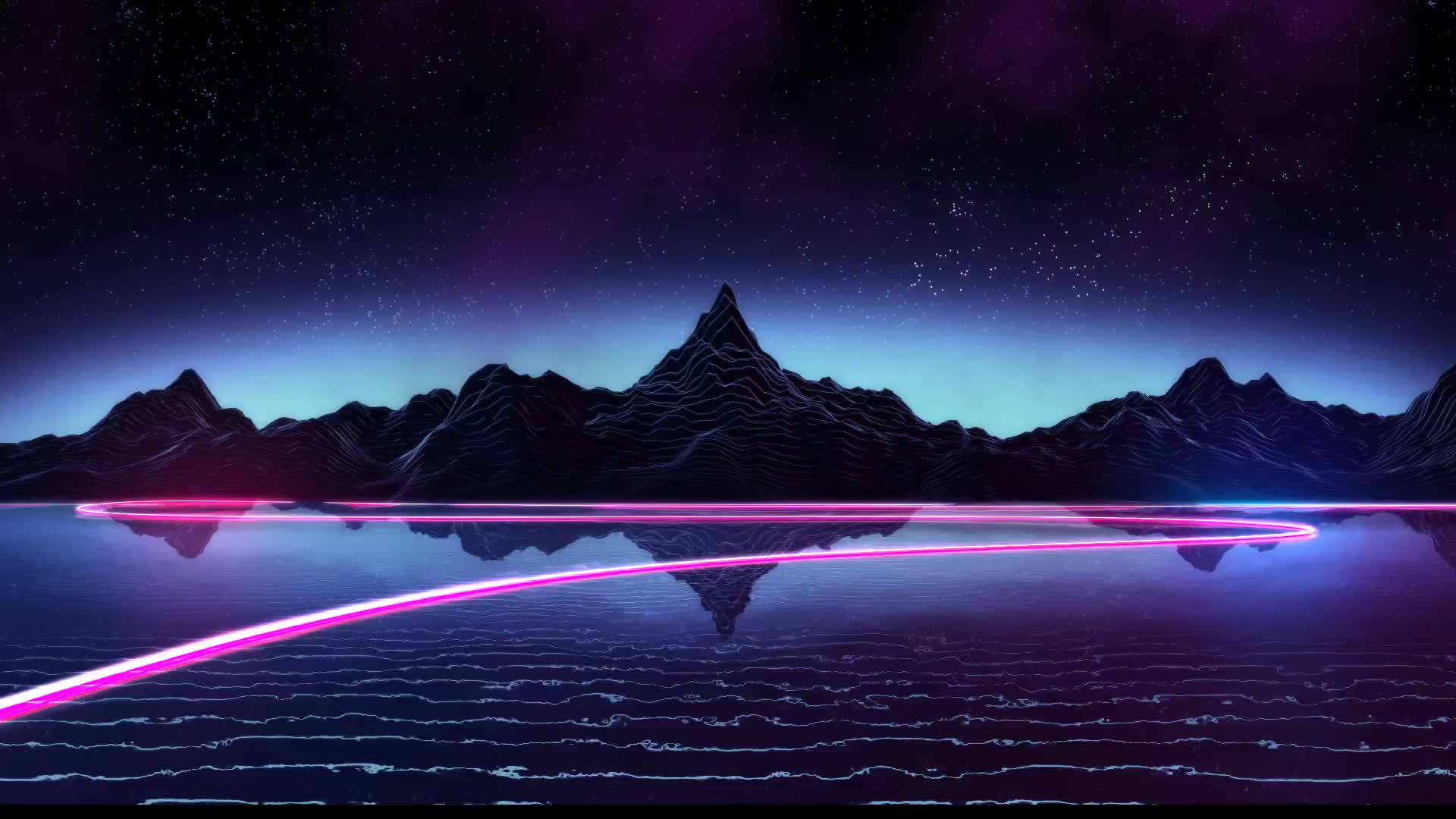 1920x1080 Retro Chill Wallpaper