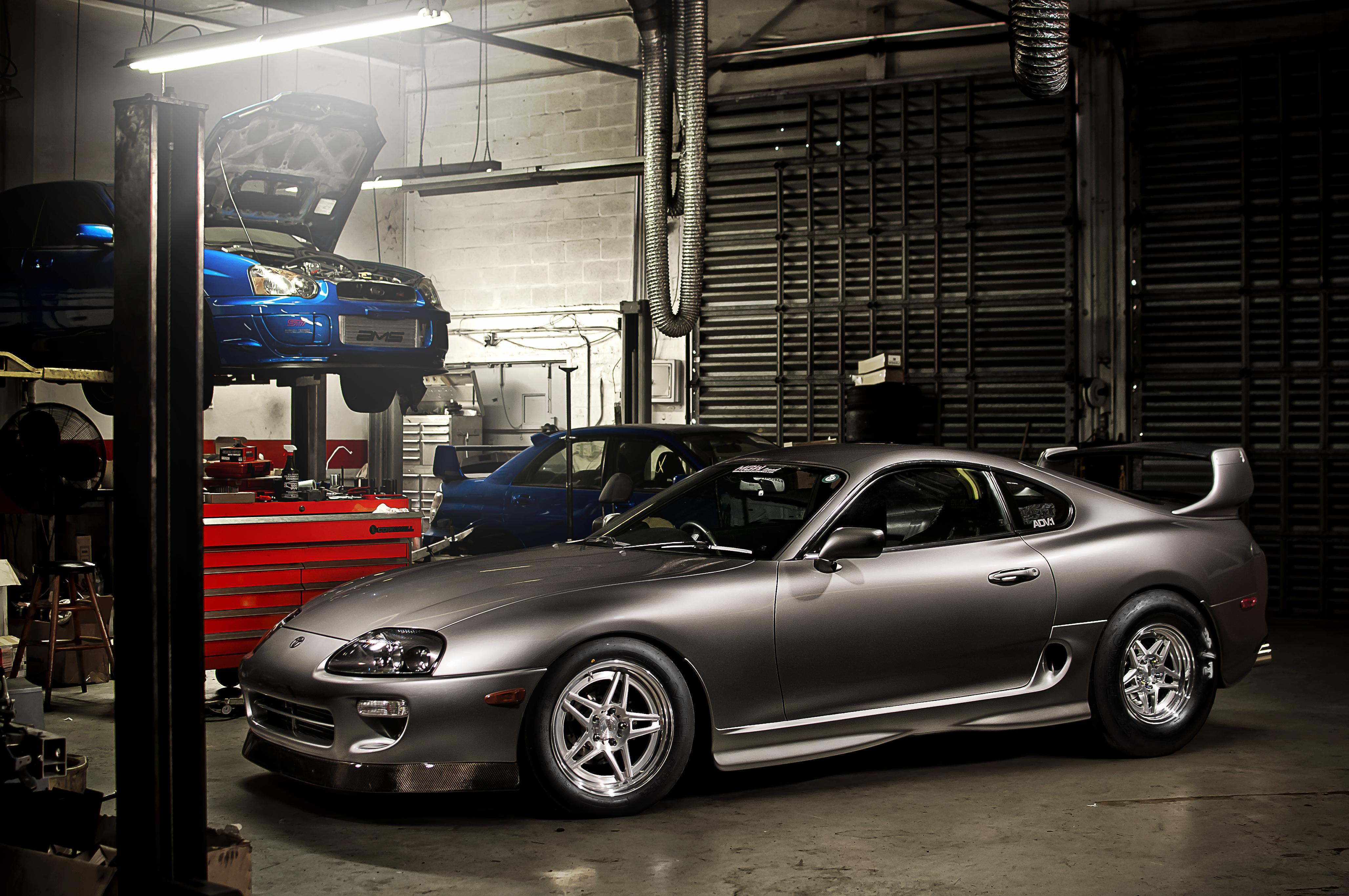 4112x2731 Subaru, Garage, Tuning, Sport Car, Toyota Supra wallpaper. Mocah HD Wallpaper