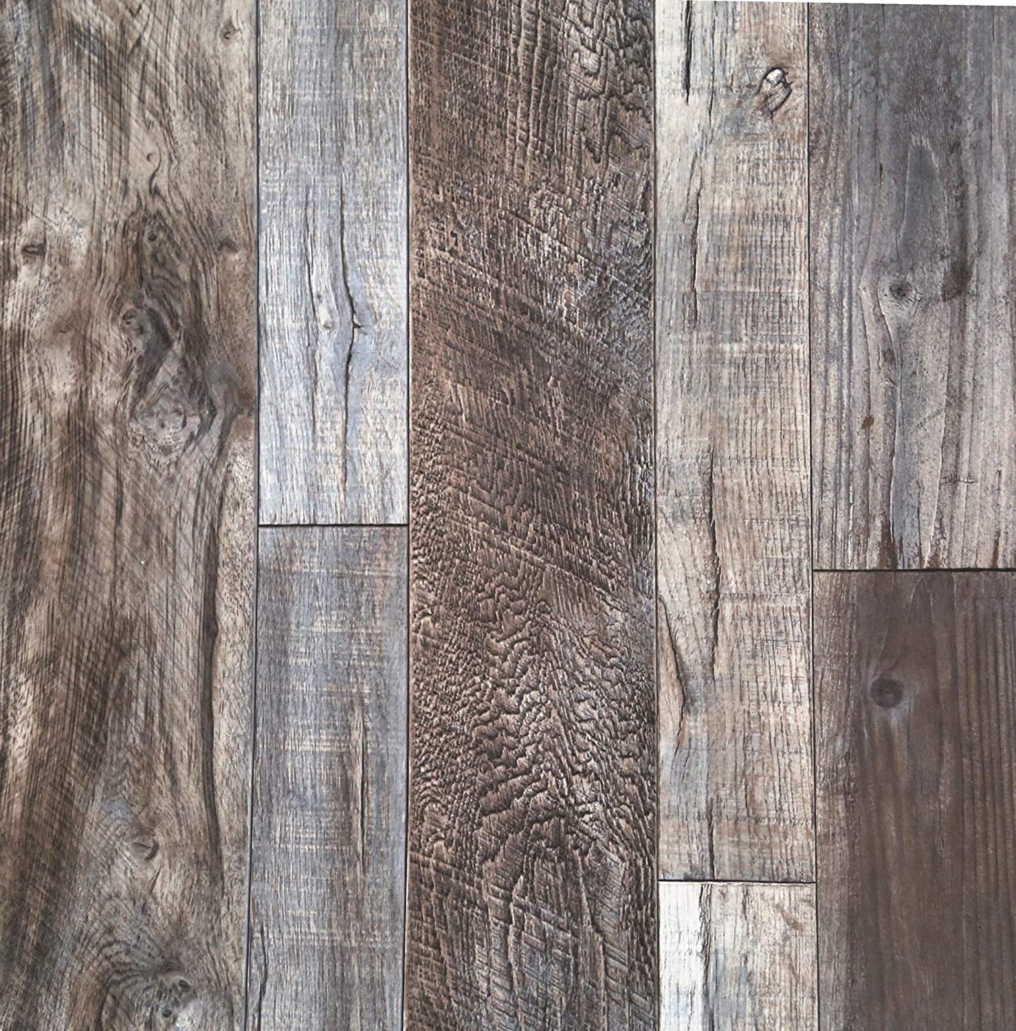 1478x1500 Blooming Wall Barnwood Wood Panel Wood Plank Removable Wallpaper Wall Mural for Livingroom Kitchen Bathroom Bedroom, 20.8 x Multicolor