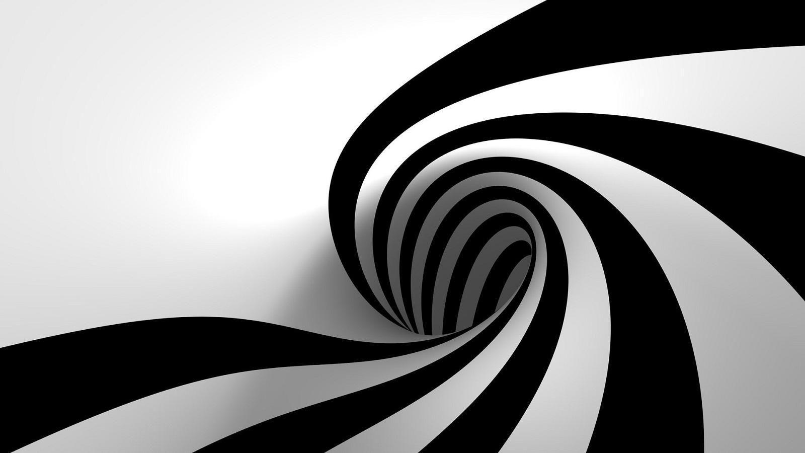 1600x900 Black and White Desktop Wallpaper