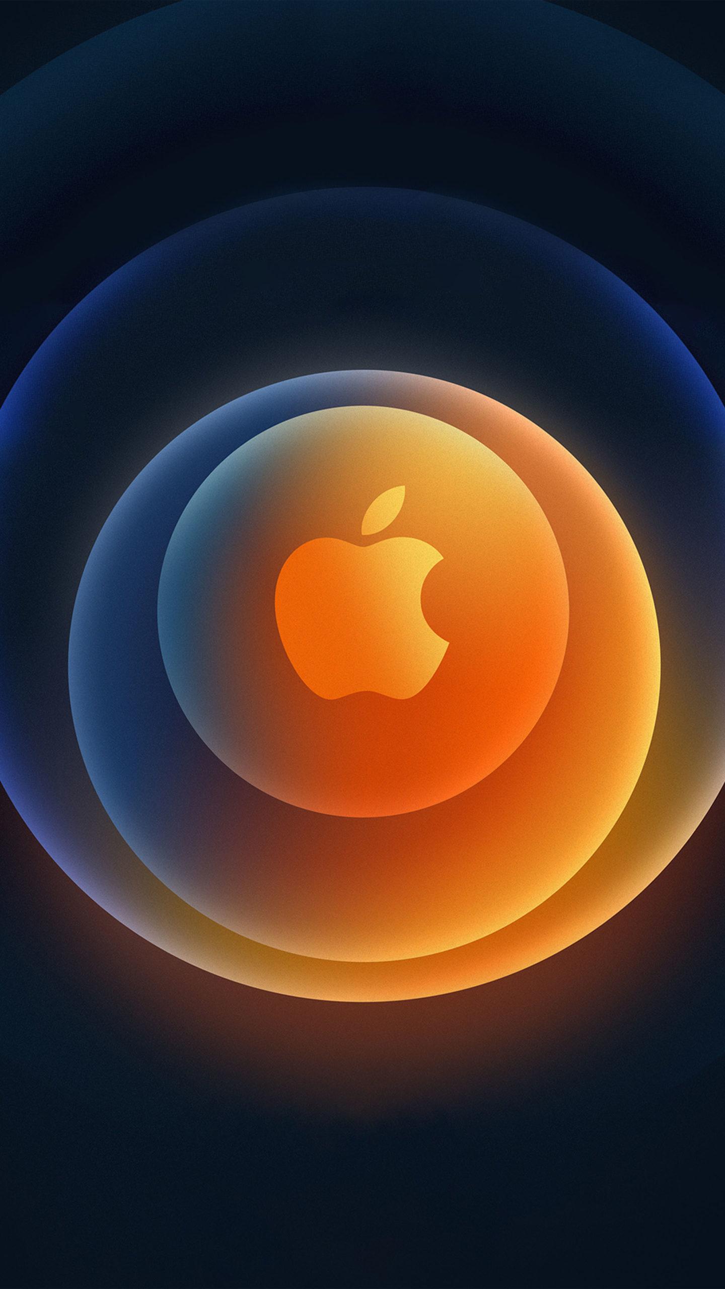 1440x2560 iPhone 12 Logo 4K Ultra HD Mobile Wallpaper
