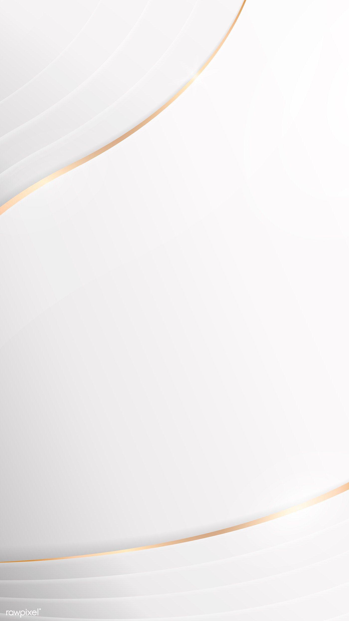 1400x2488 Simple Geometric Design Wallpaper Gold And White