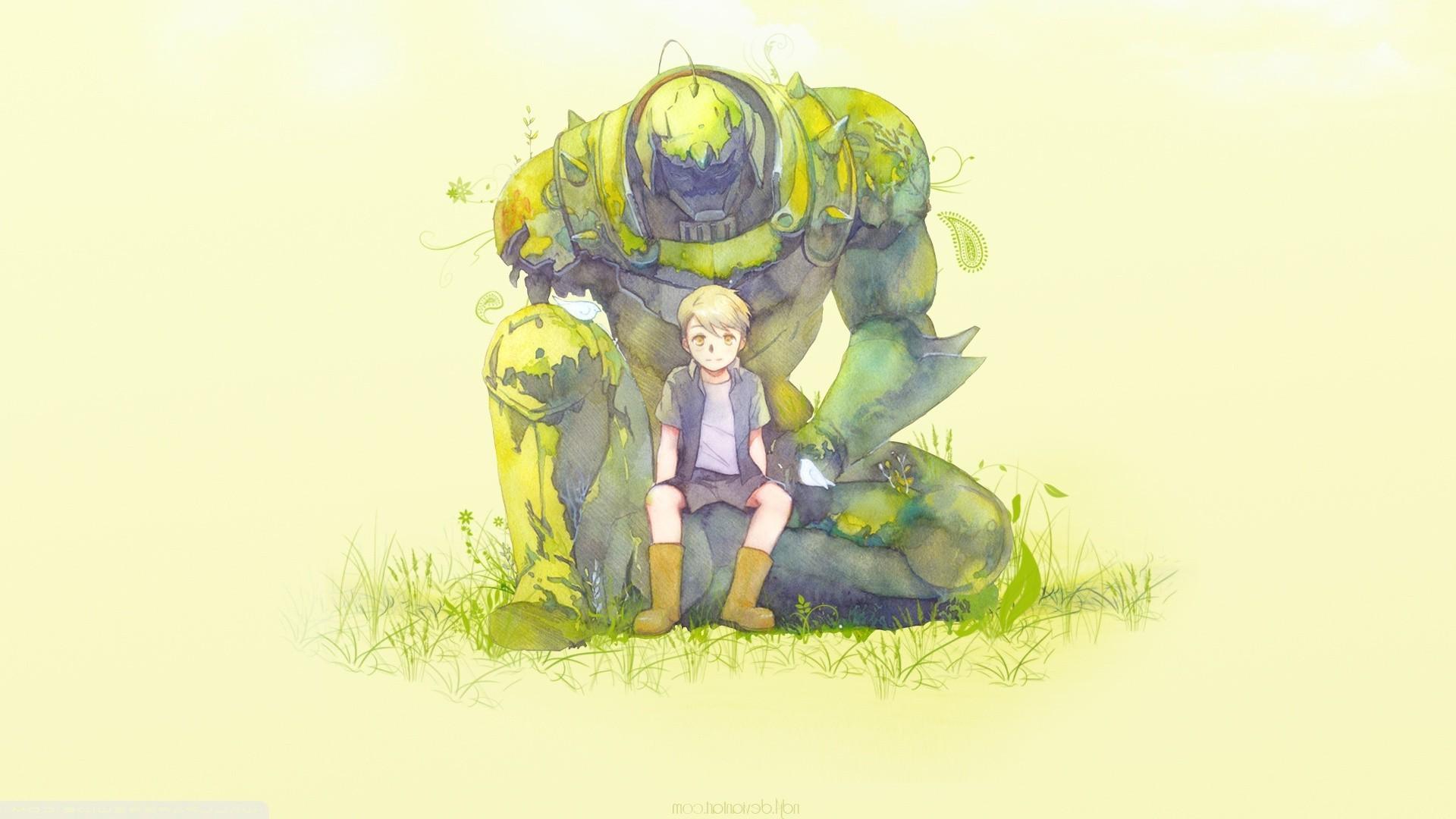 1920x1080 Full Metal Alchemist, Simple, Elric Alphonse, Anime Wallpaper HD / Desktop and Mobile Background