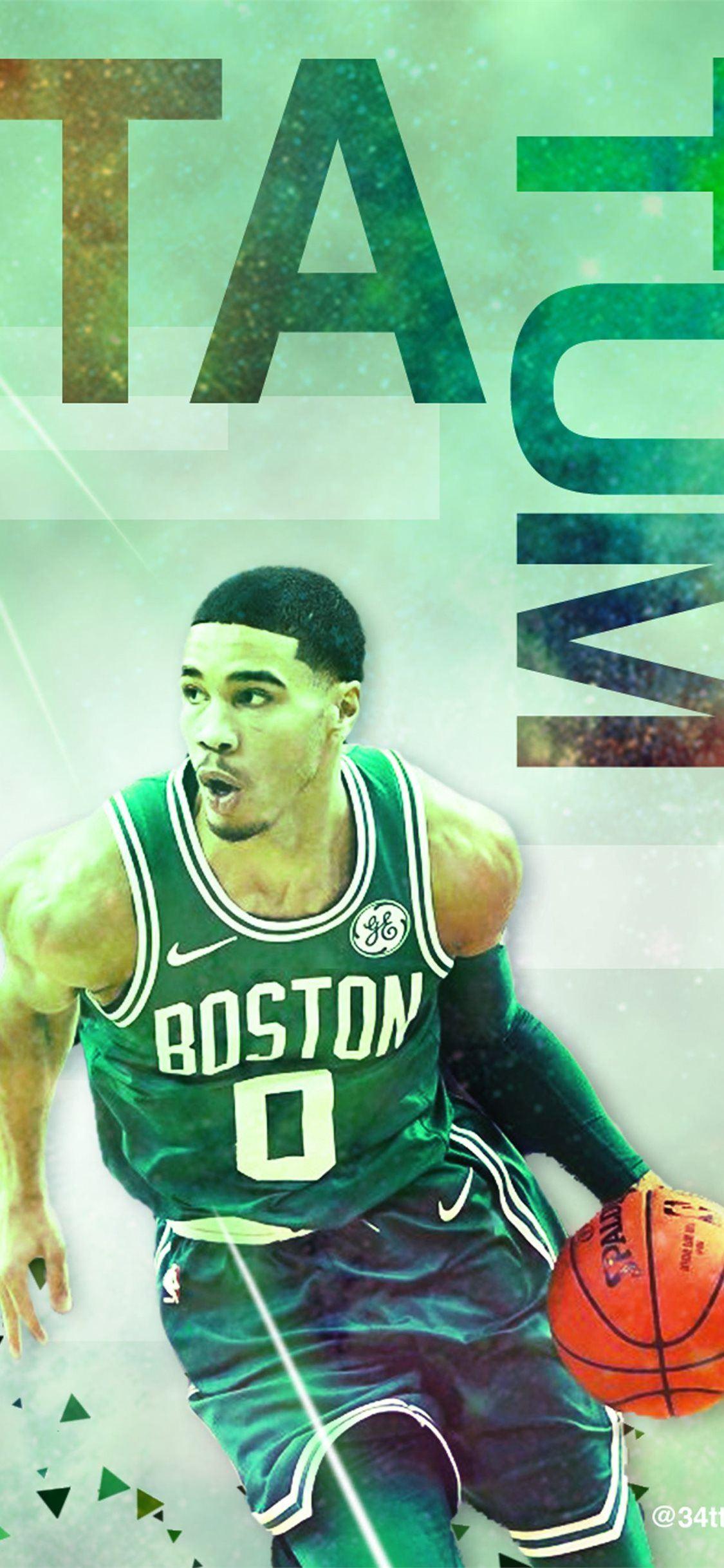 1125x2436 jayson tatum iPhone Wallpaper Free Download