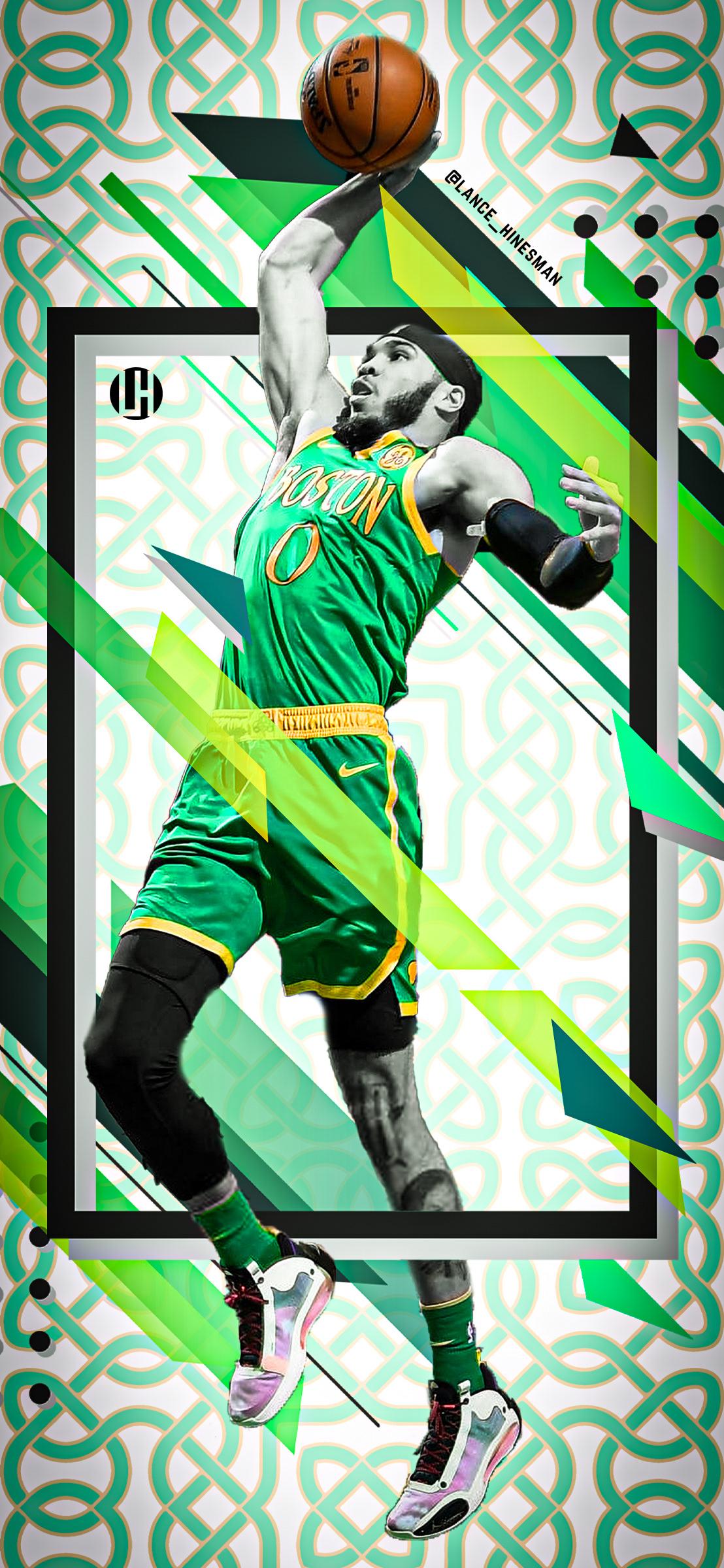 1108x2400 Jayson Tatum Artwork + Wallpaper