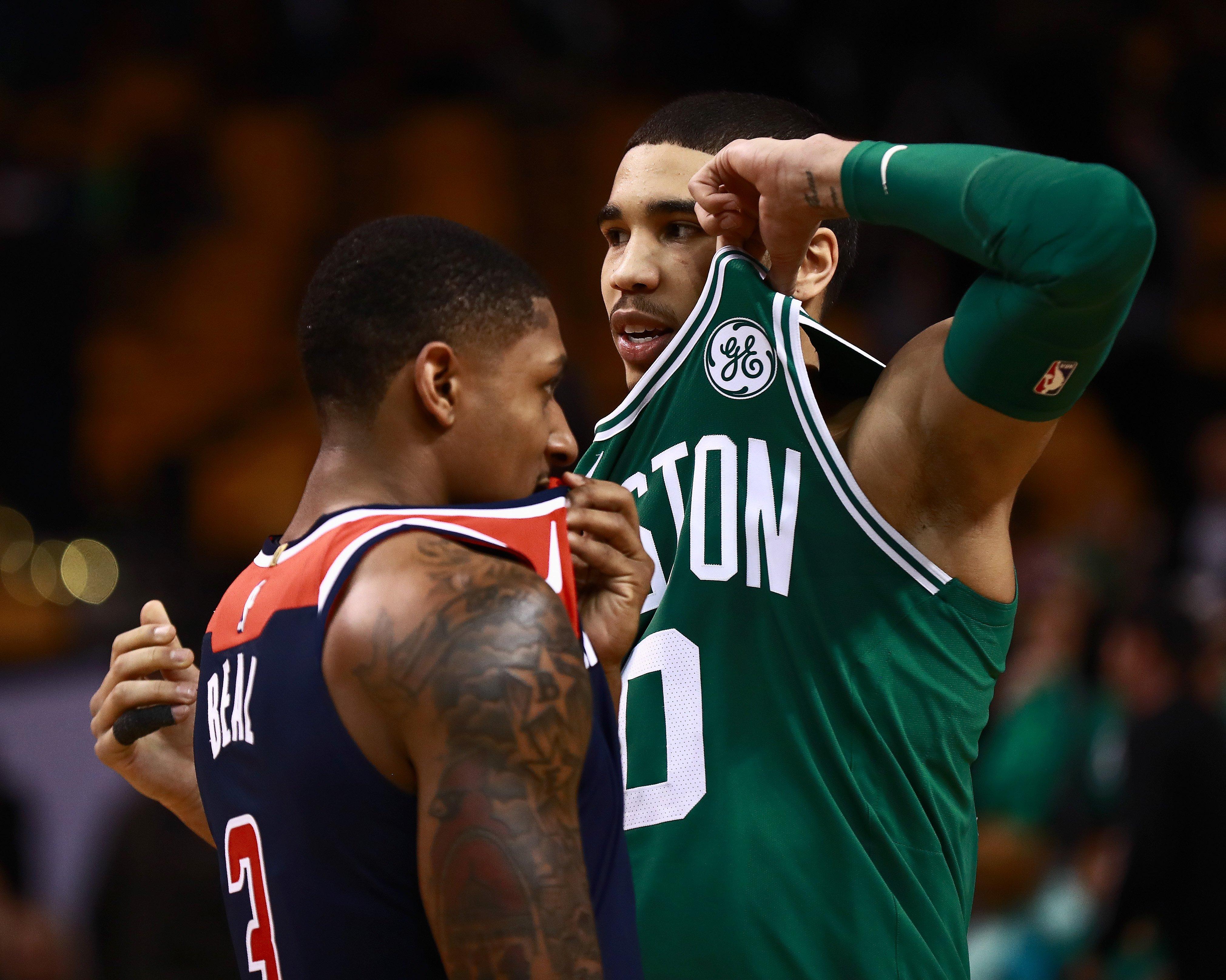 4042x3233 Bradley Beal Jayson Tatum Matchup Highlights St. Louis Connections To 2021 NBA Playoffs