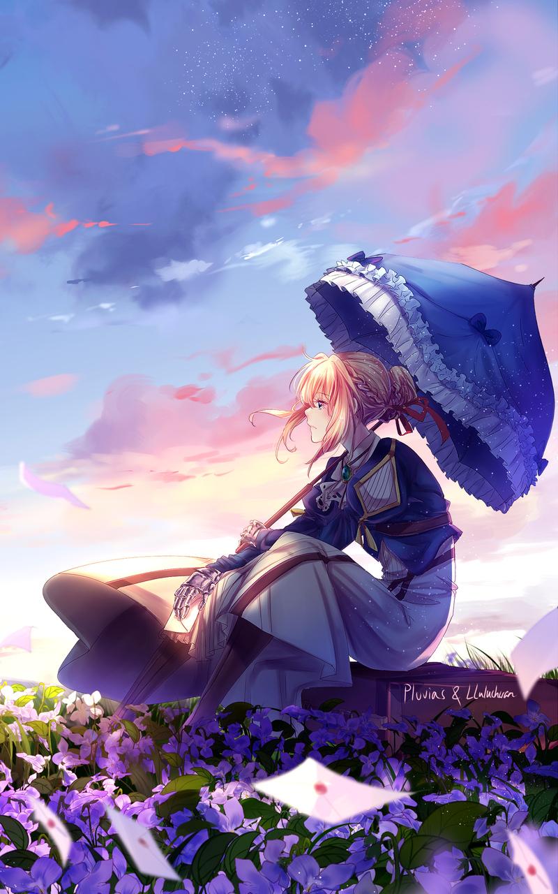 800x1280 Anime Violet Evergarden Art Nexus Samsung Galaxy Tab Note Android Tablets HD 4k Wallpaper, Image, Background, Photo and Picture