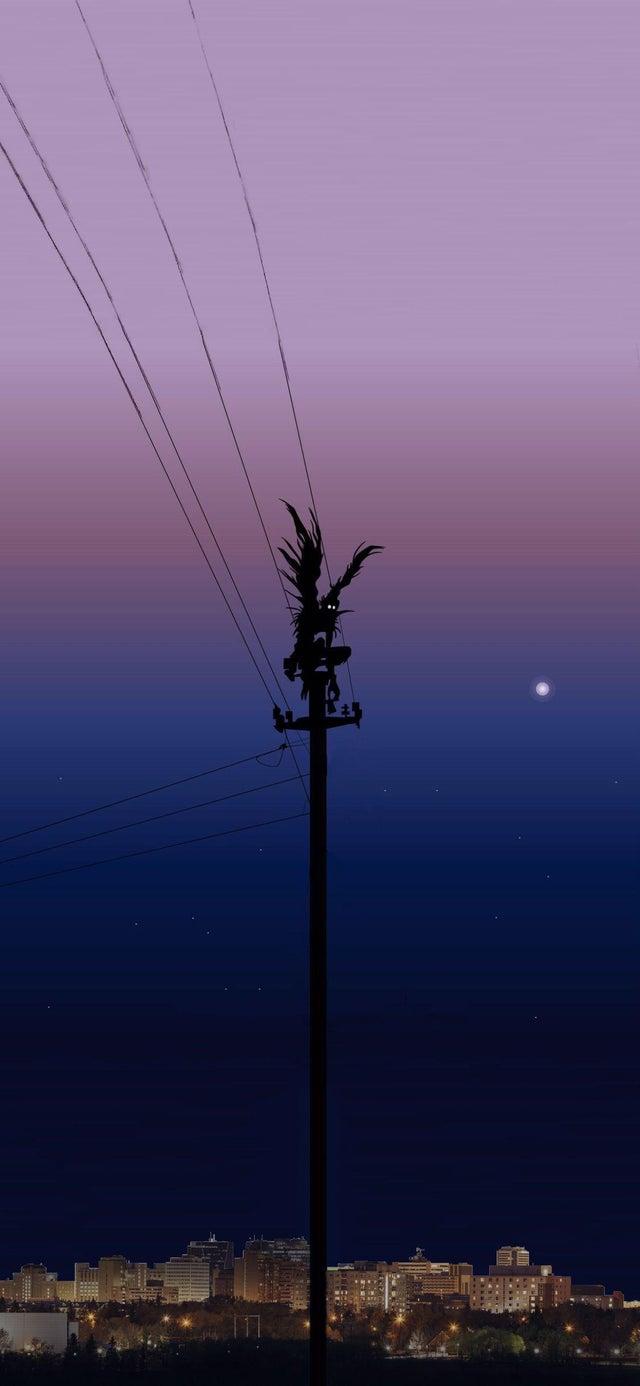 640x1386 iPhone XS Ryuk / Sahlaoui Yasser's picture, I added some of my ideas to it.: deathnote