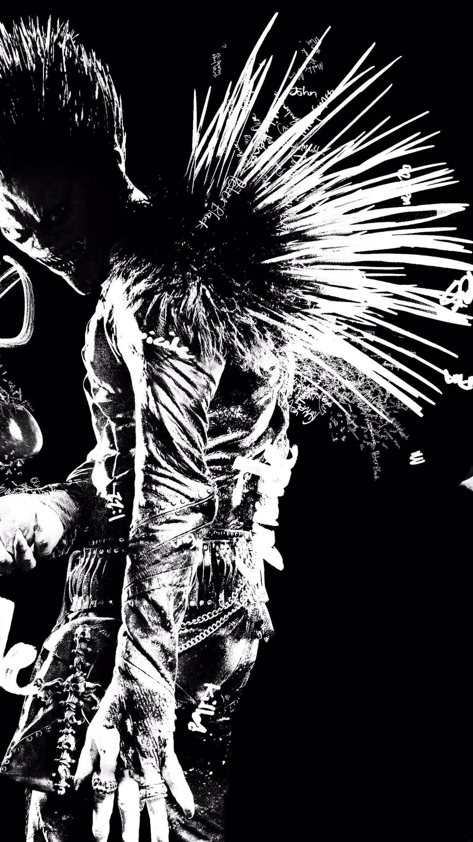1536x2732 Death Note Phone Wallpaper Note Wallpaper iPhone X