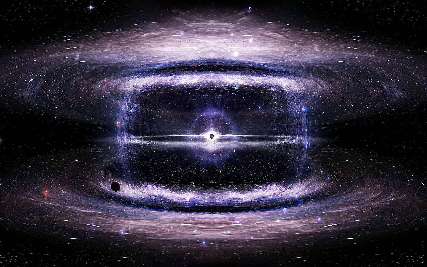 1440x900 Download wallpaper 1440x900 black hole, space, stars, circles, universe widescreen 16:10 HD background