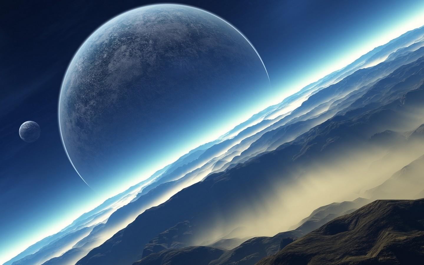 1440x900 #digital art, #planet, #artwork, #space art, #universe, #Earth, #space wallpaper. Mocah HD Wallpaper