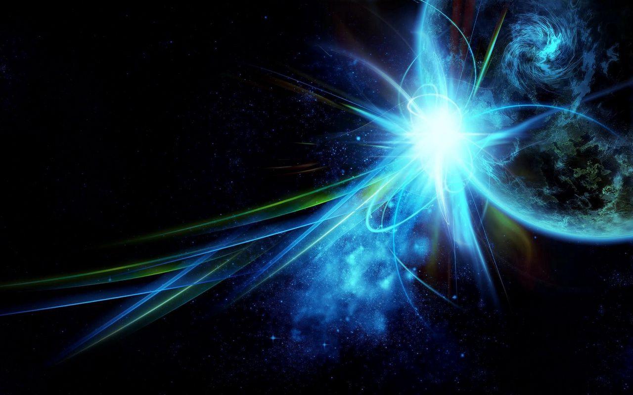 1280x800 Download wallpaper 1280x800 abstract, space, space fantasy, blue widescreen 16:10 HD background