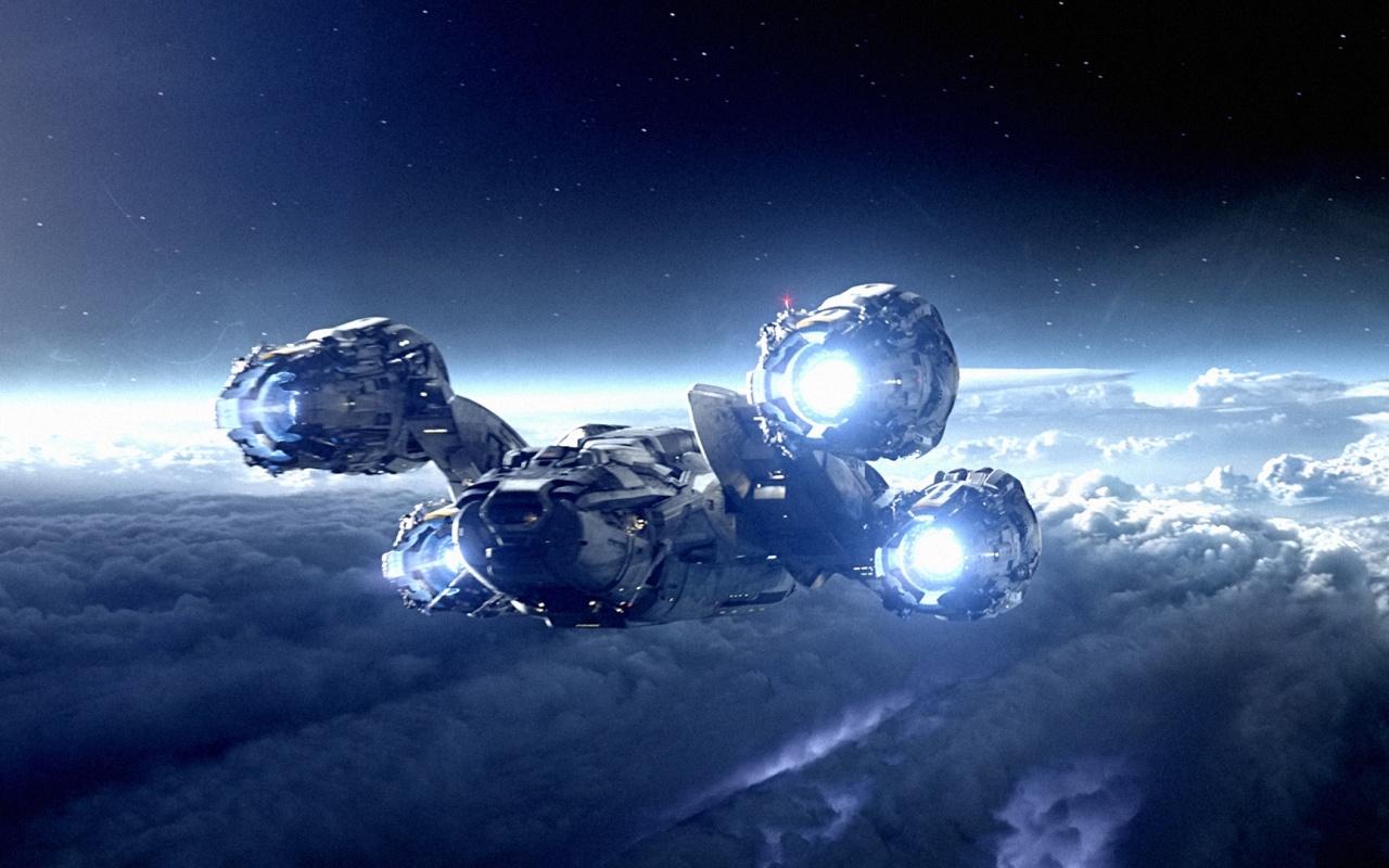 1280x800 Prometheus Space Ship desktop PC and Mac wallpaper