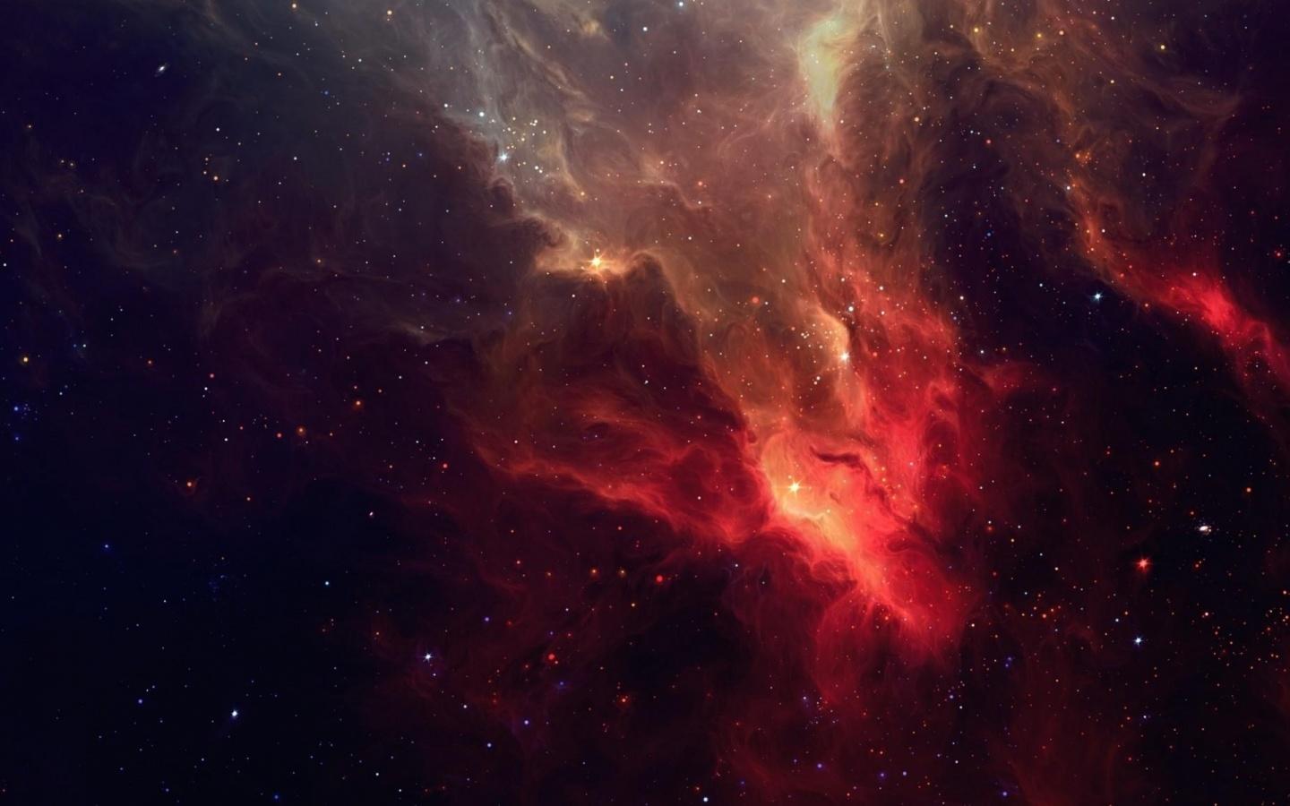 1440x900 Red Space desktop PC and Mac wallpaper