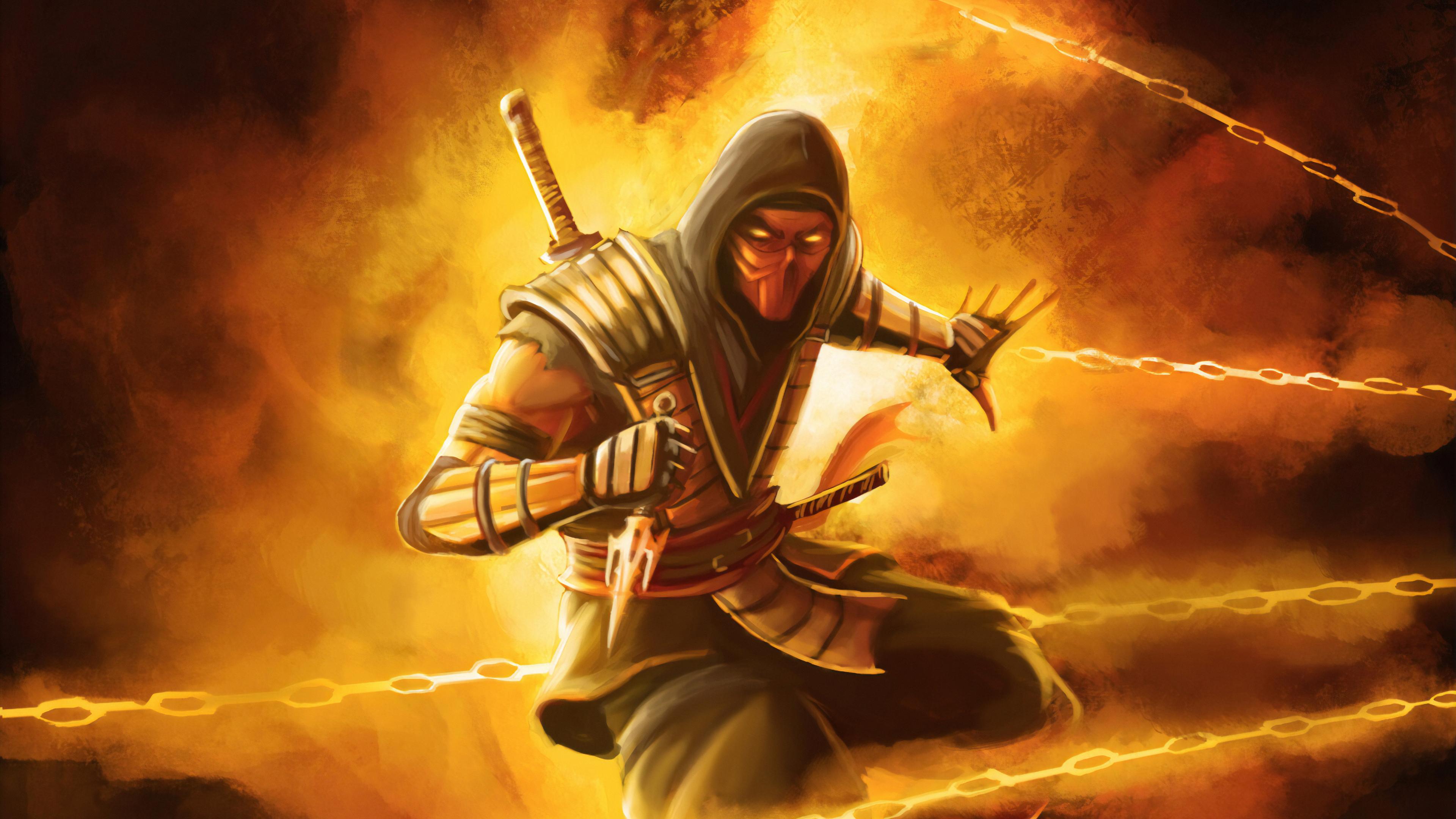 3840x2160 Mk11 Scorpion Wallpaper 4k