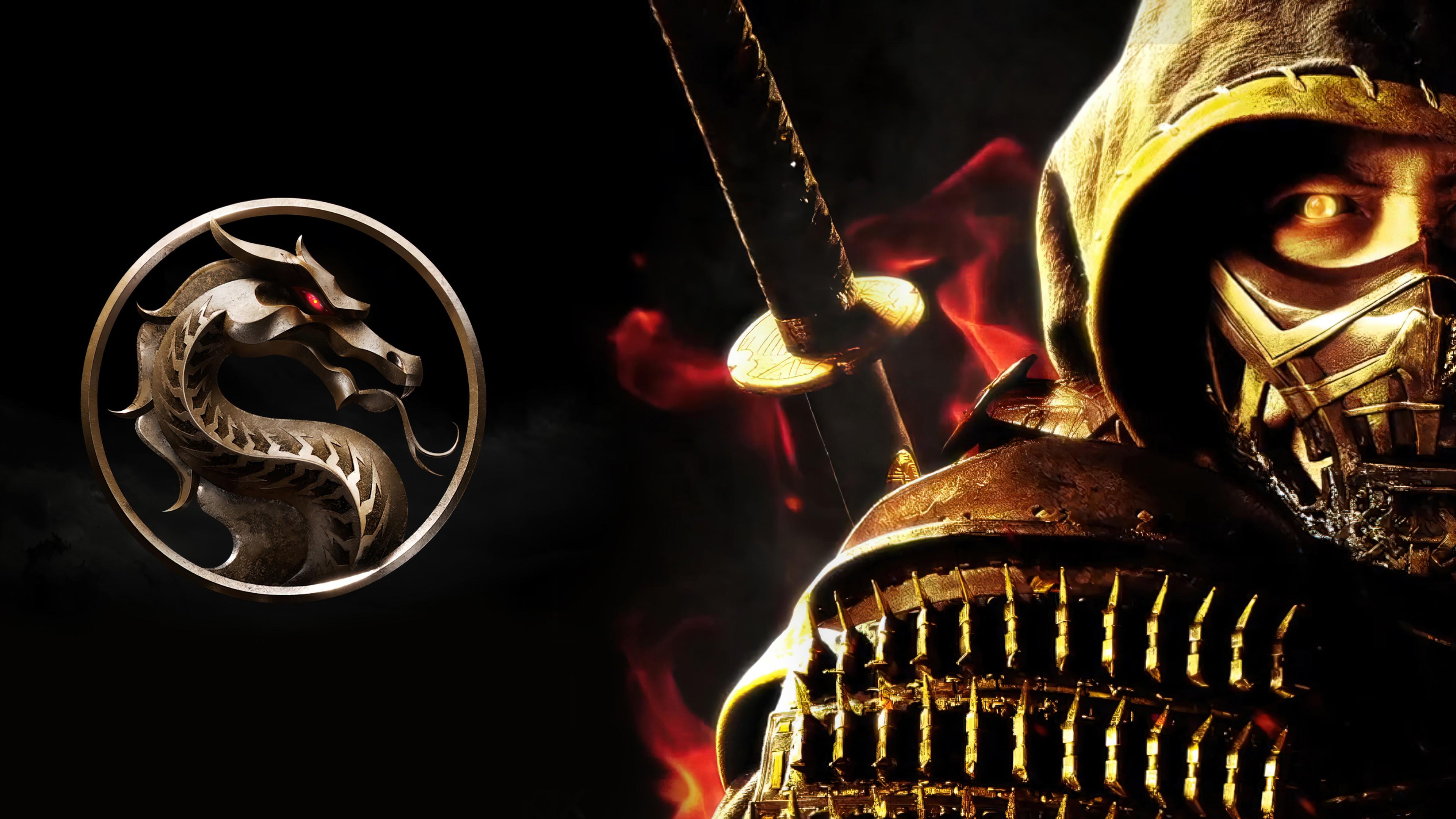 3840x2160 Hiroyuki Sanada Scorpion 4K HD Mortal Kombat Wallpaper