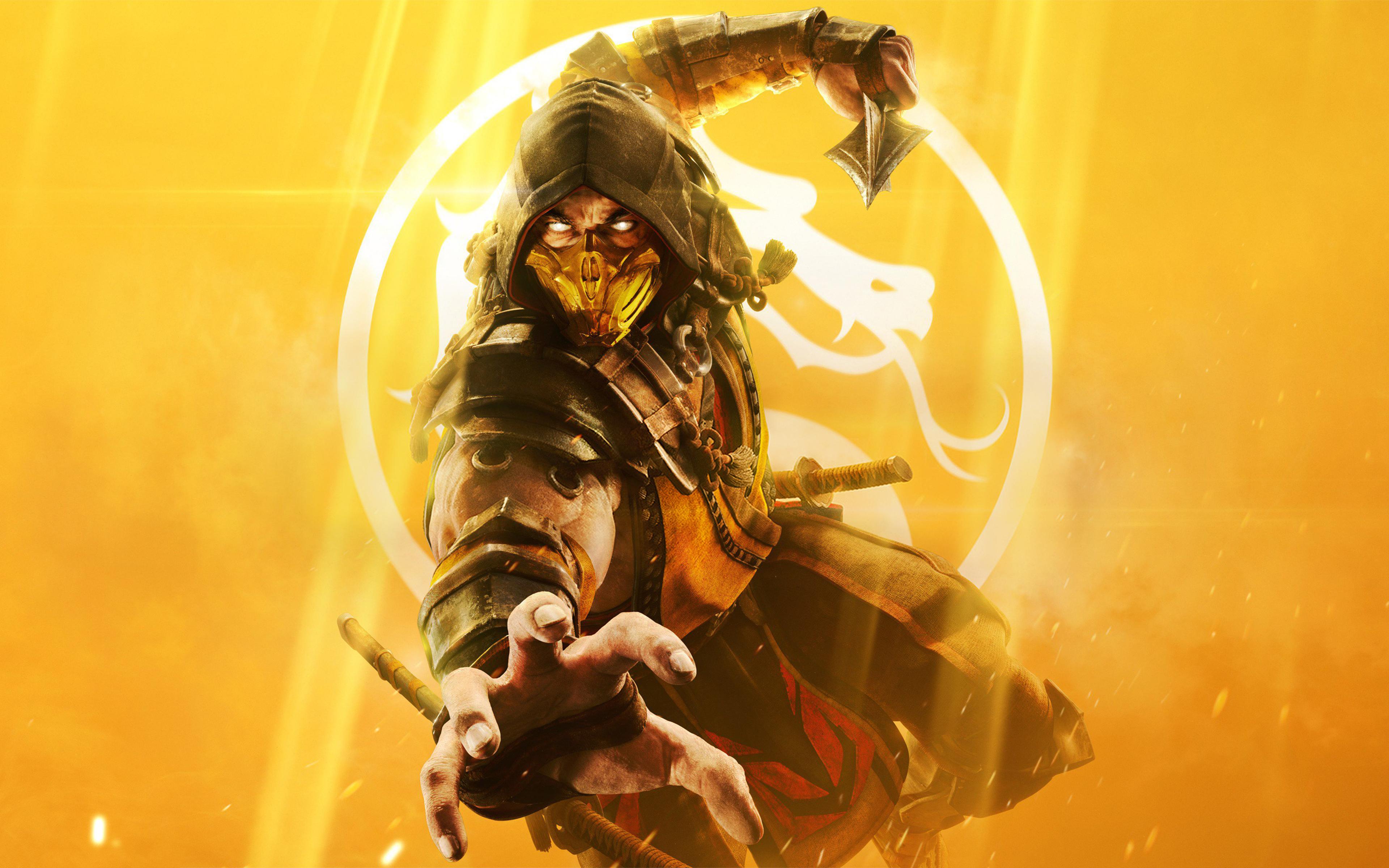 3840x2400 Mortal Kombat 11 4K Wallpaper [Scorpion]: BahrainGamers