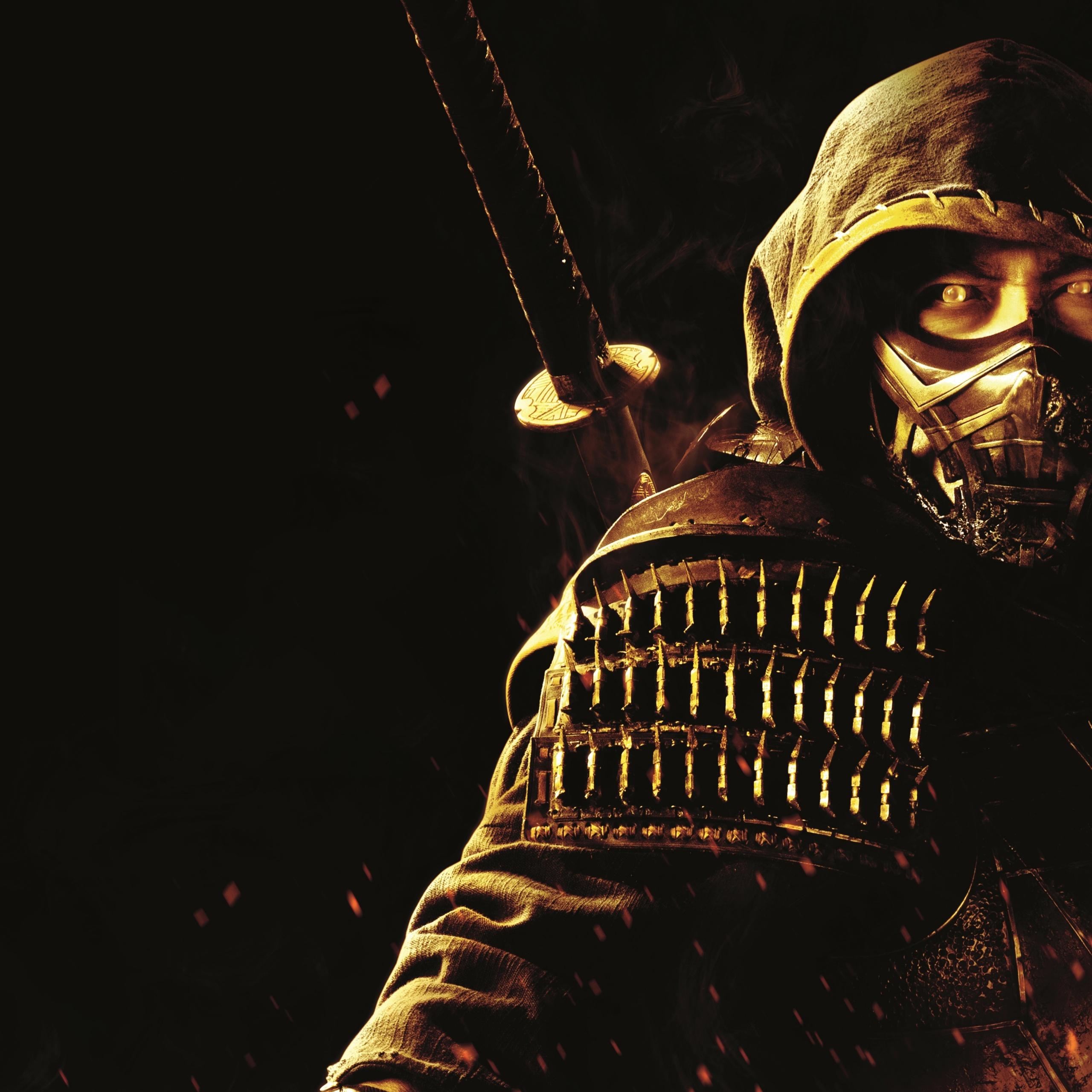 2560x2560 Scorpion Wallpaper 4K, Mortal Kombat, 2021 Movies, Movies