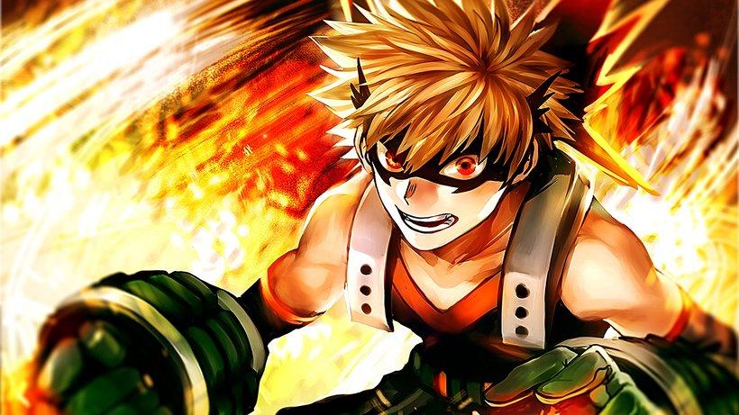 820x461 Katsuki Bakugo My Hero Academia 4K