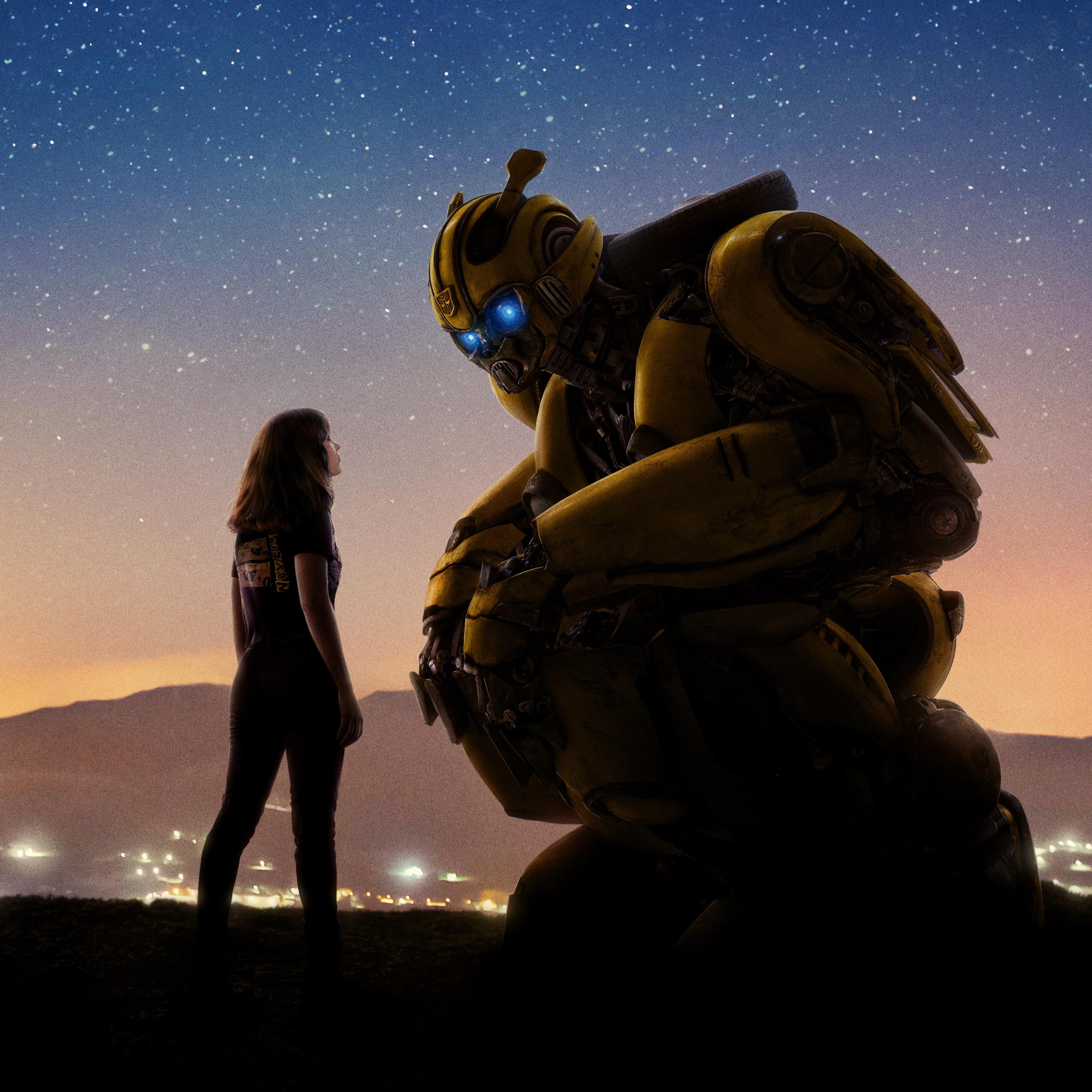 2932x2932 Bumblebee Movie 2018 Cool New Poster 5k iPad Pro Retina Display HD 4k Wallpaper, Image, Background, Photo and Picture