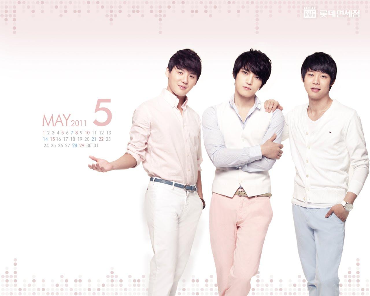 1280x1024 Under The Stars: Your Daily Dose Of TVXQ, Super Junior, And More!: [PHOTOS] 100502 MAY JYJ LOTTE DUTY FREE WALLPAPERS