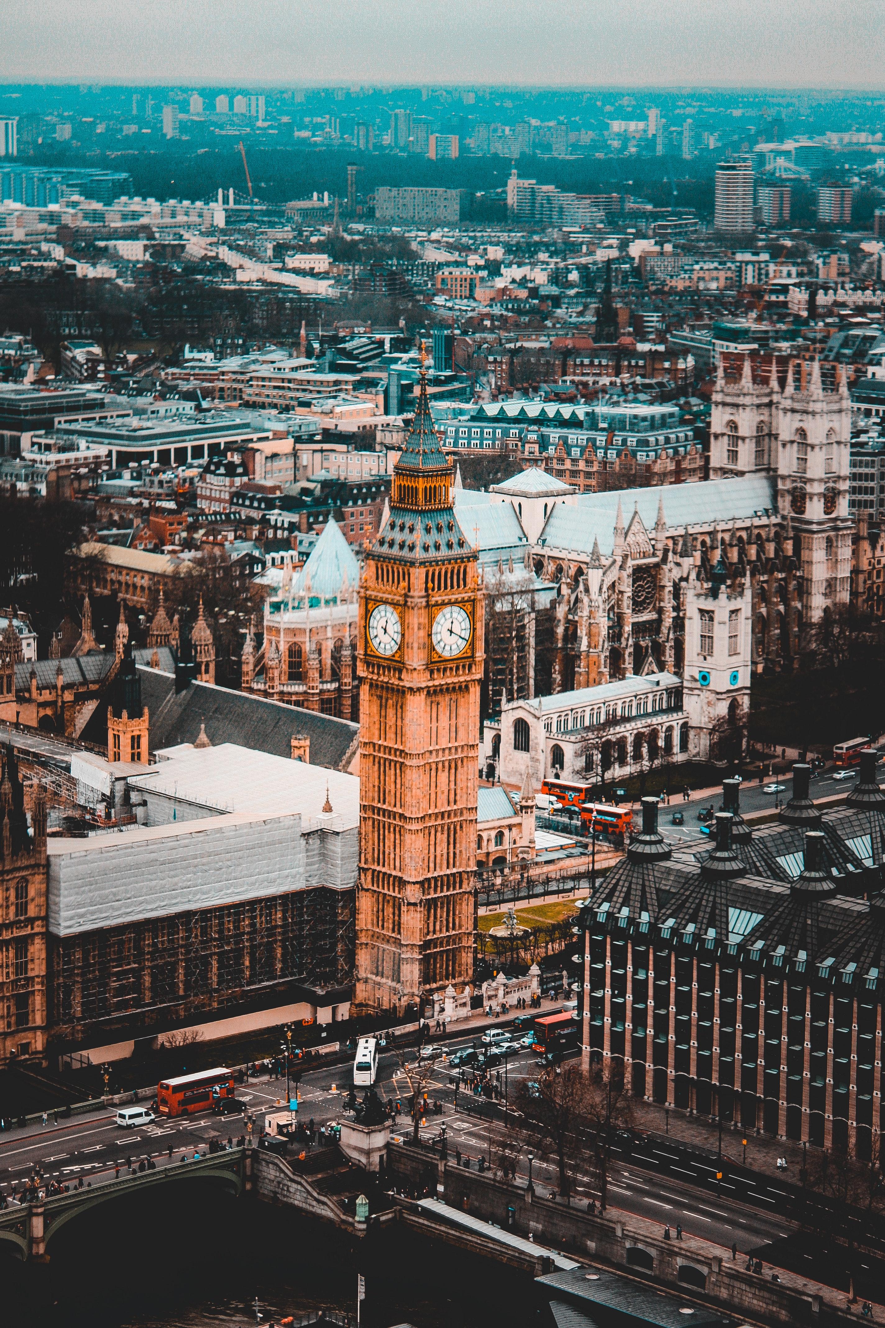 2848x4272 Aerial Photography of Elizabeth Tower, London · Free