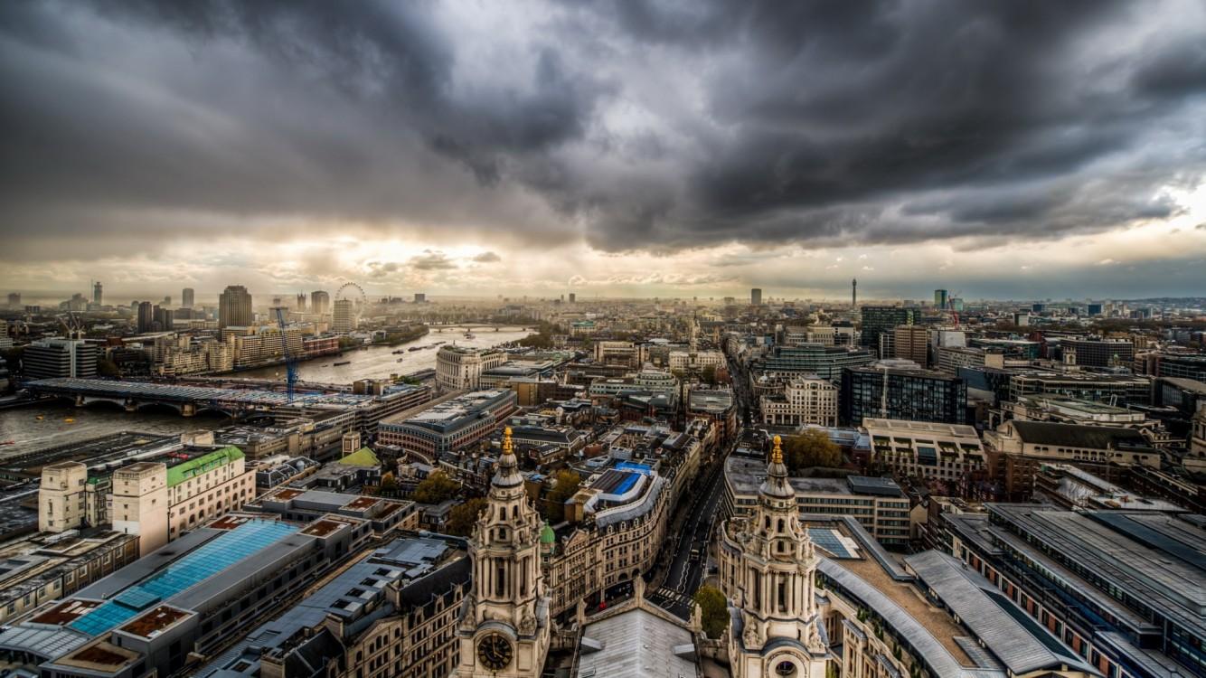 1334x750 Outstanding panorama of London HD Wallpaper iPhone 7 / iPhone 8
