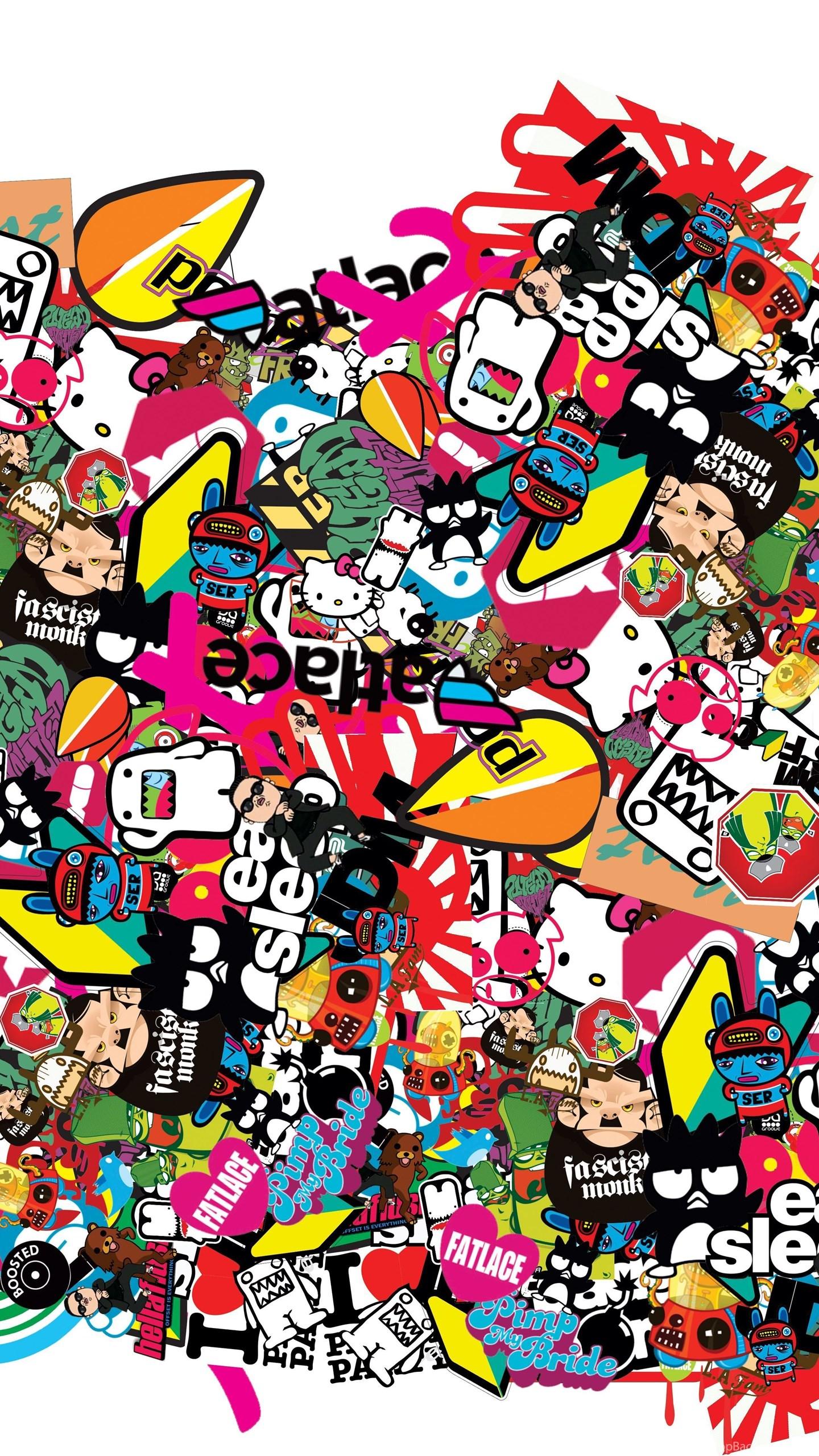 JDM Sticker Bomb Wallpapers Top Free JDM Sticker Bomb Backgrounds