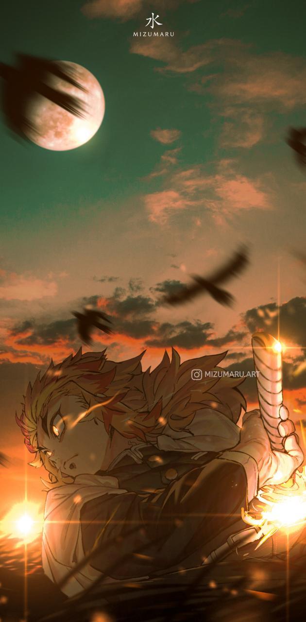 630x1280 Rengoku Kyojuro wallpaper