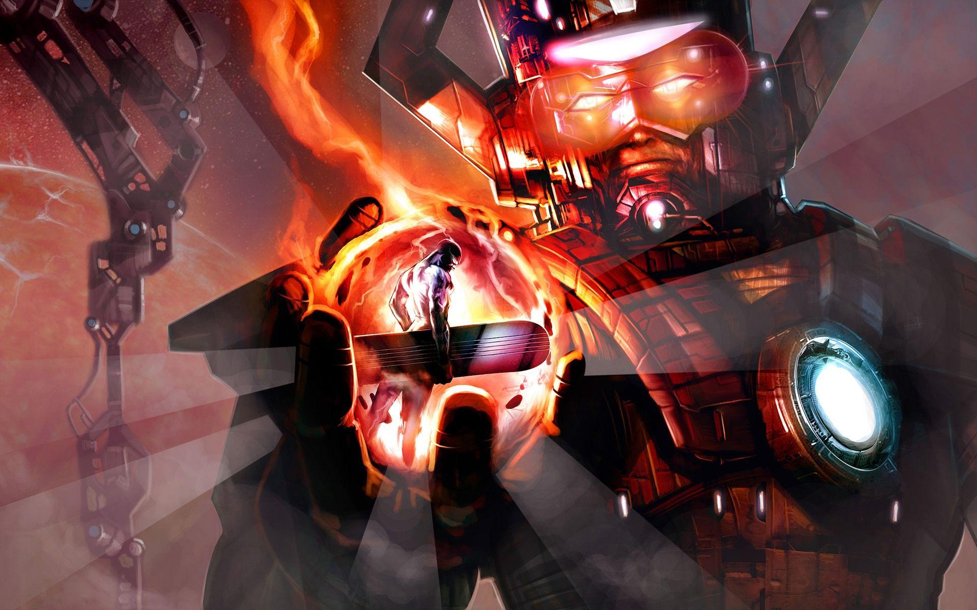1920x1200 thanos & trigon vs galactus & darkseid