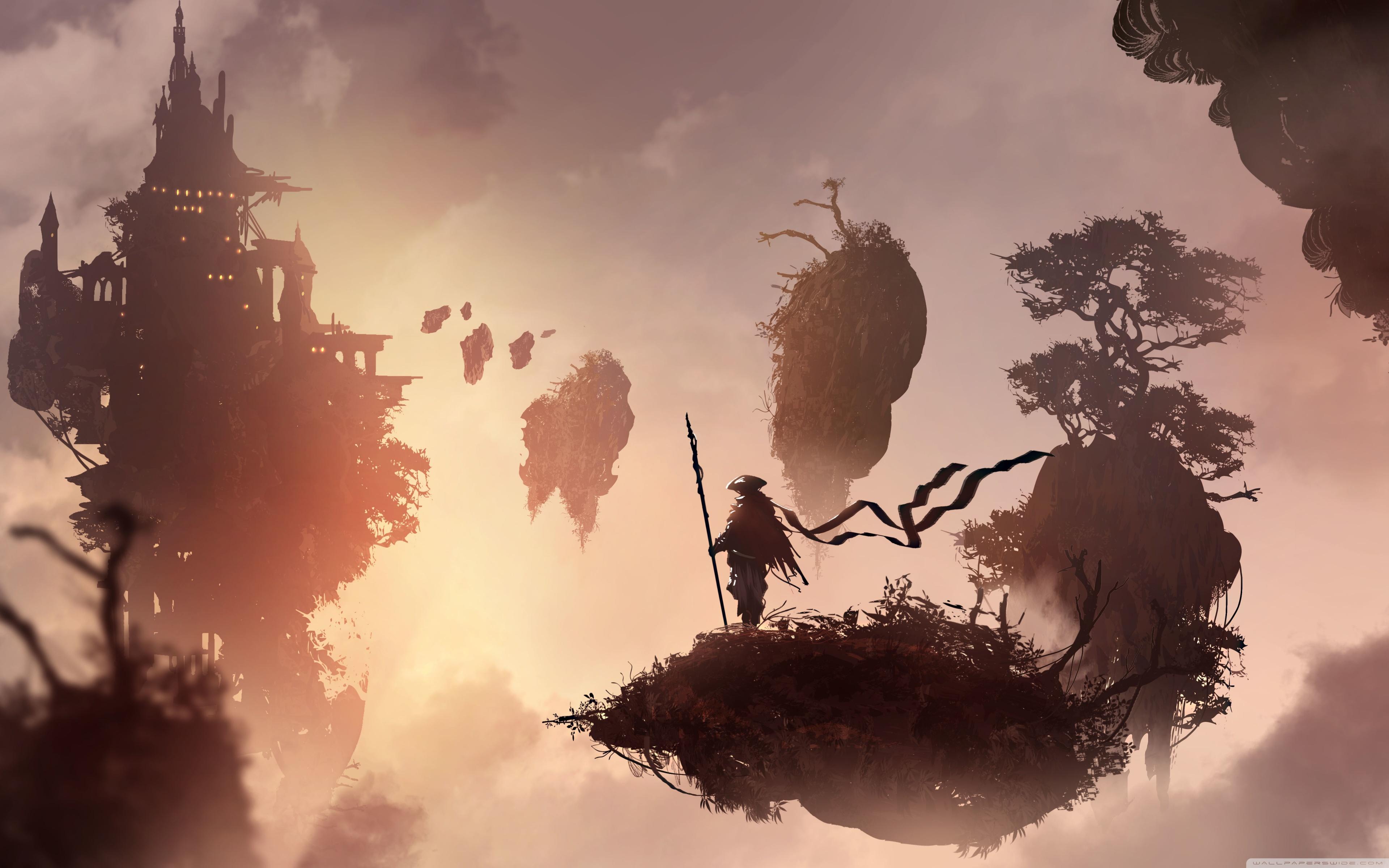 3840x2400 Oriental Fantasy Art Ultra HD Desktop Background Wallpaper for 4K UHD TV : Tablet
