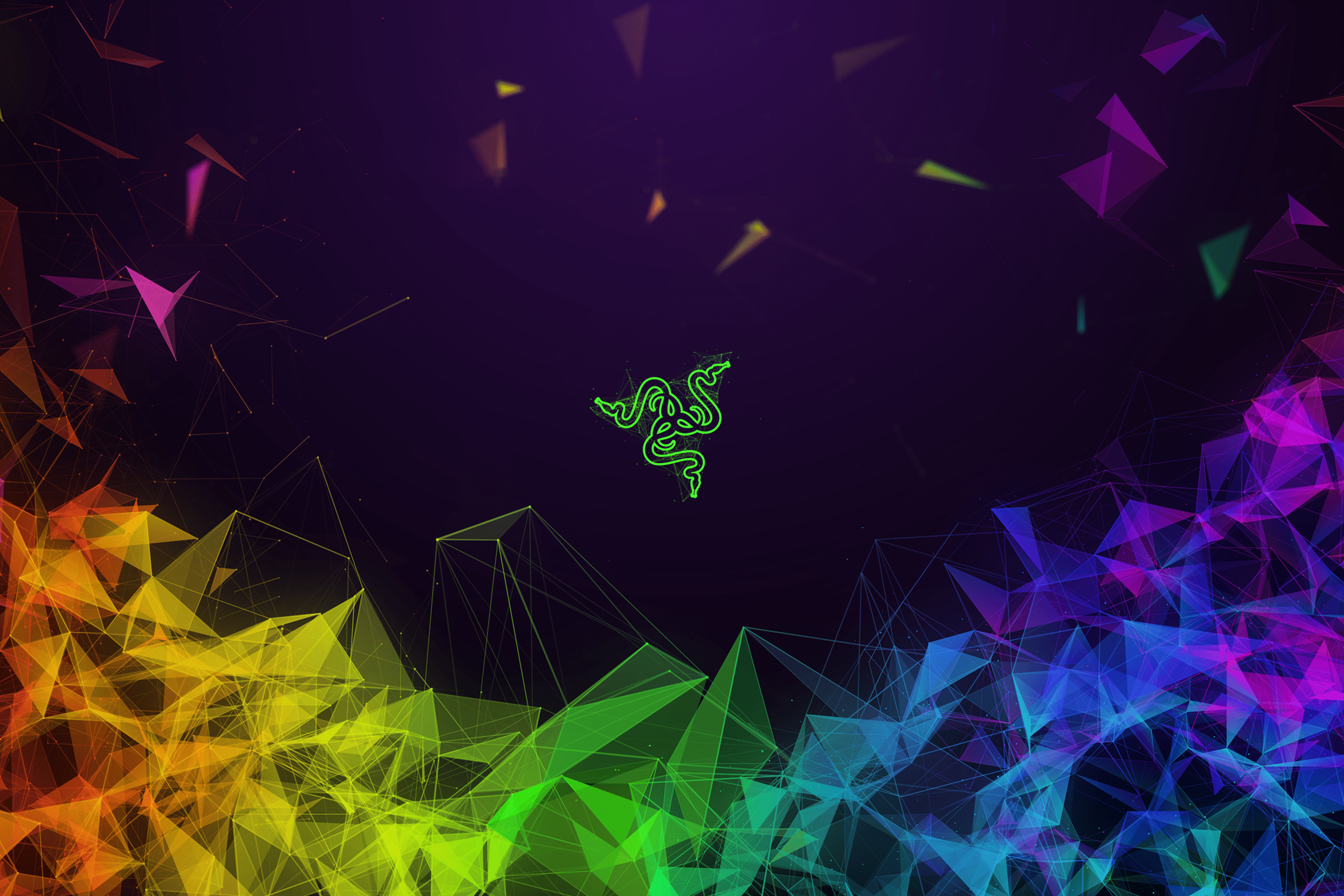 2736x1824 digital art, Razor, colorful. Mocah HD Wallpaper