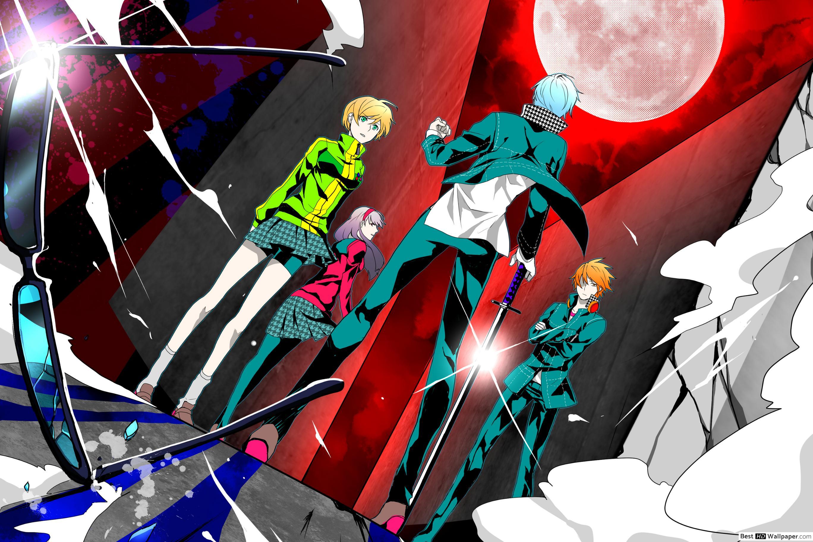2736x1824 Team Persona 4 HD wallpaper download
