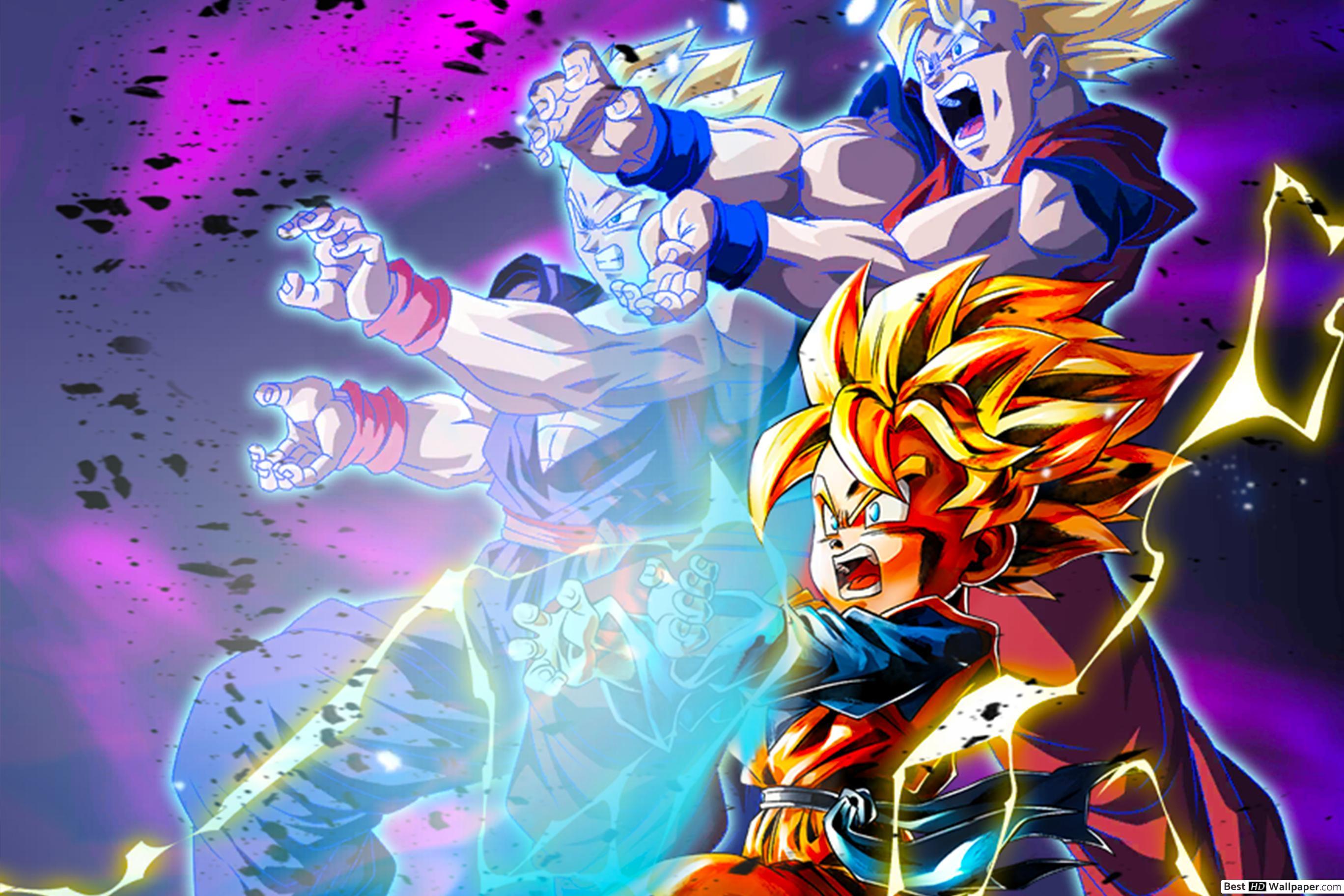 2736x1824 Super Saiyan Goten from Dragon Ball Z [Dragon Ball Legends Arts] for Desktop HD wallpaper download