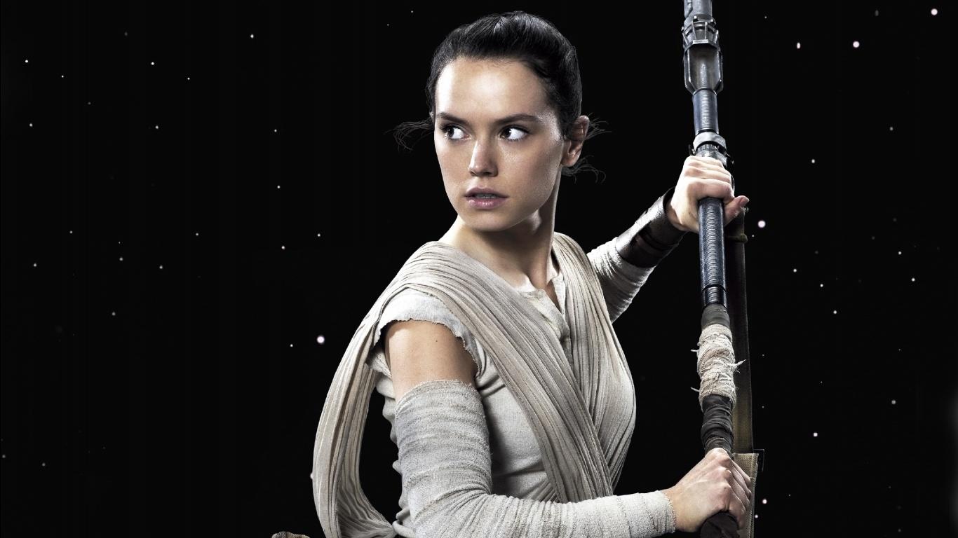 1366x768 Star Wars Rey Wallpaper HD