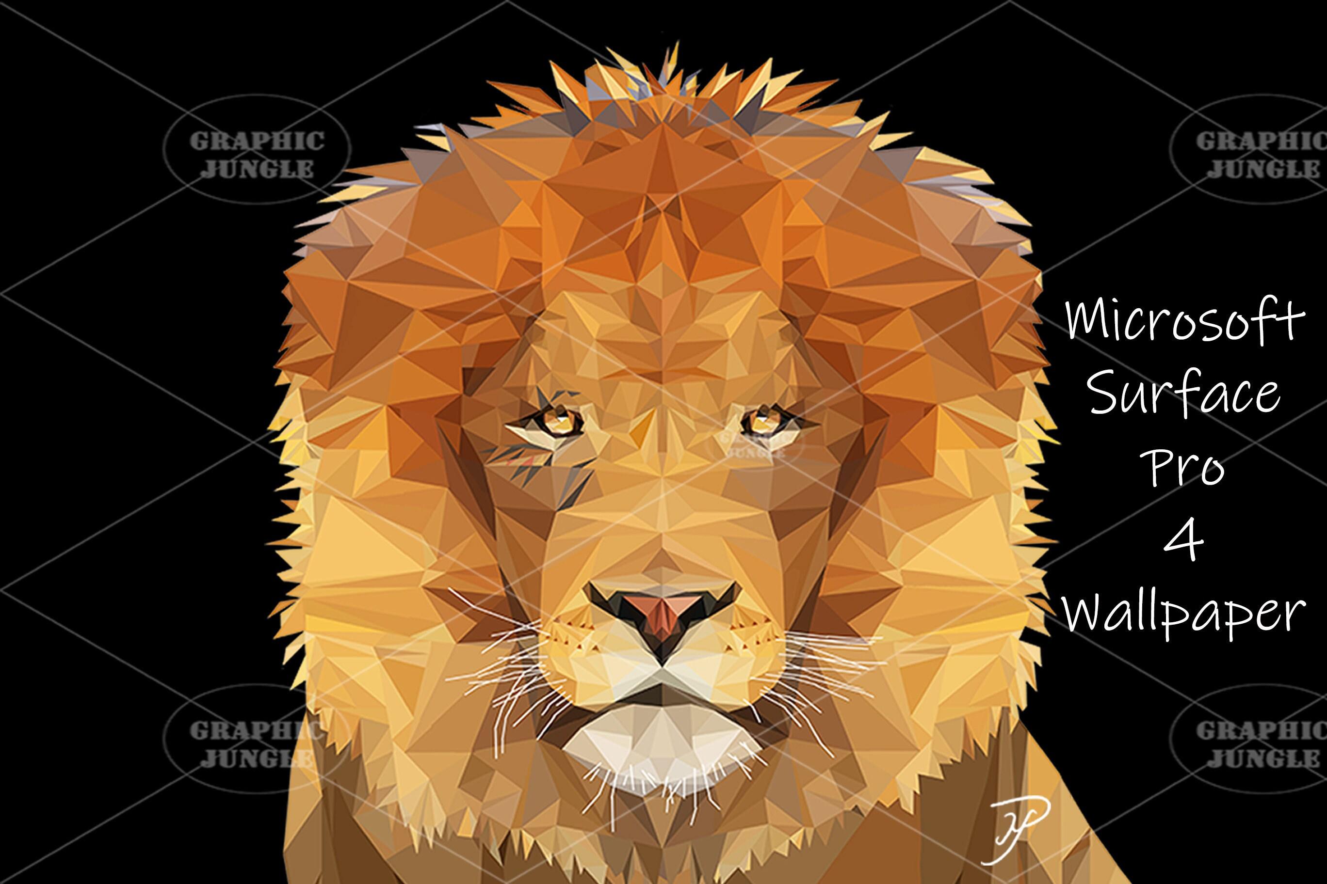 2736x1824 Lion by Mike Payne Microsoft Surface Pro 4 Wallpaper 2736 x