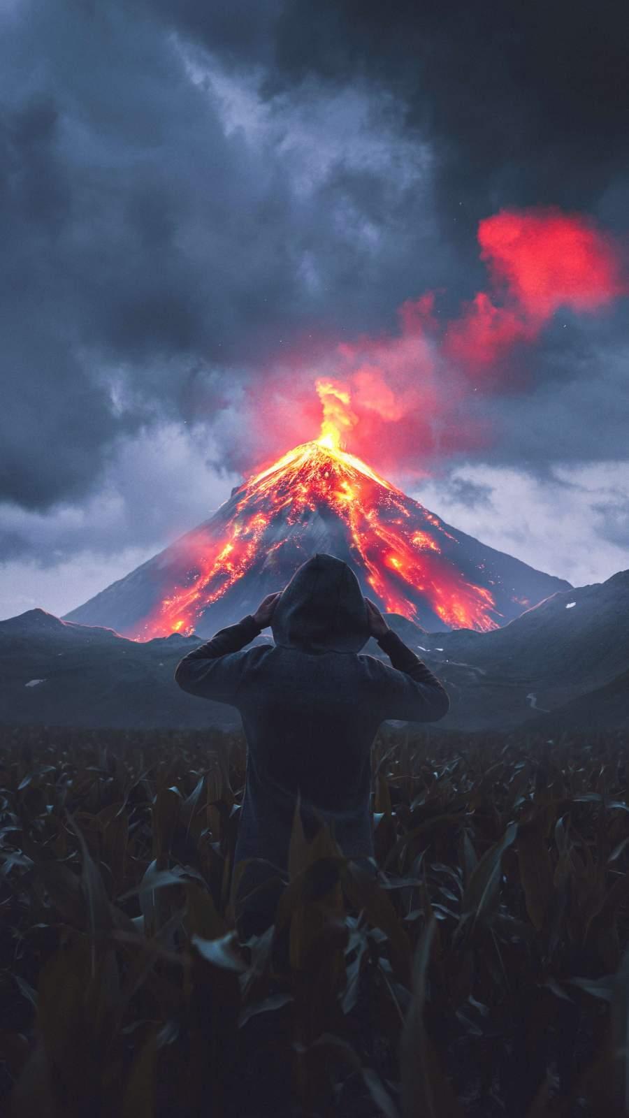900x1600 Volcanic Eruption IPhone Wallpaper Wallpaper : iPhone Wallpaper