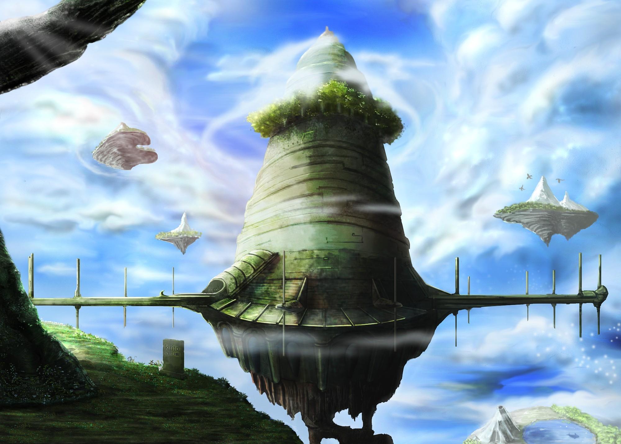 2000x1430 Aincrad (Sword Art Online) HD Wallpaper and Background Image