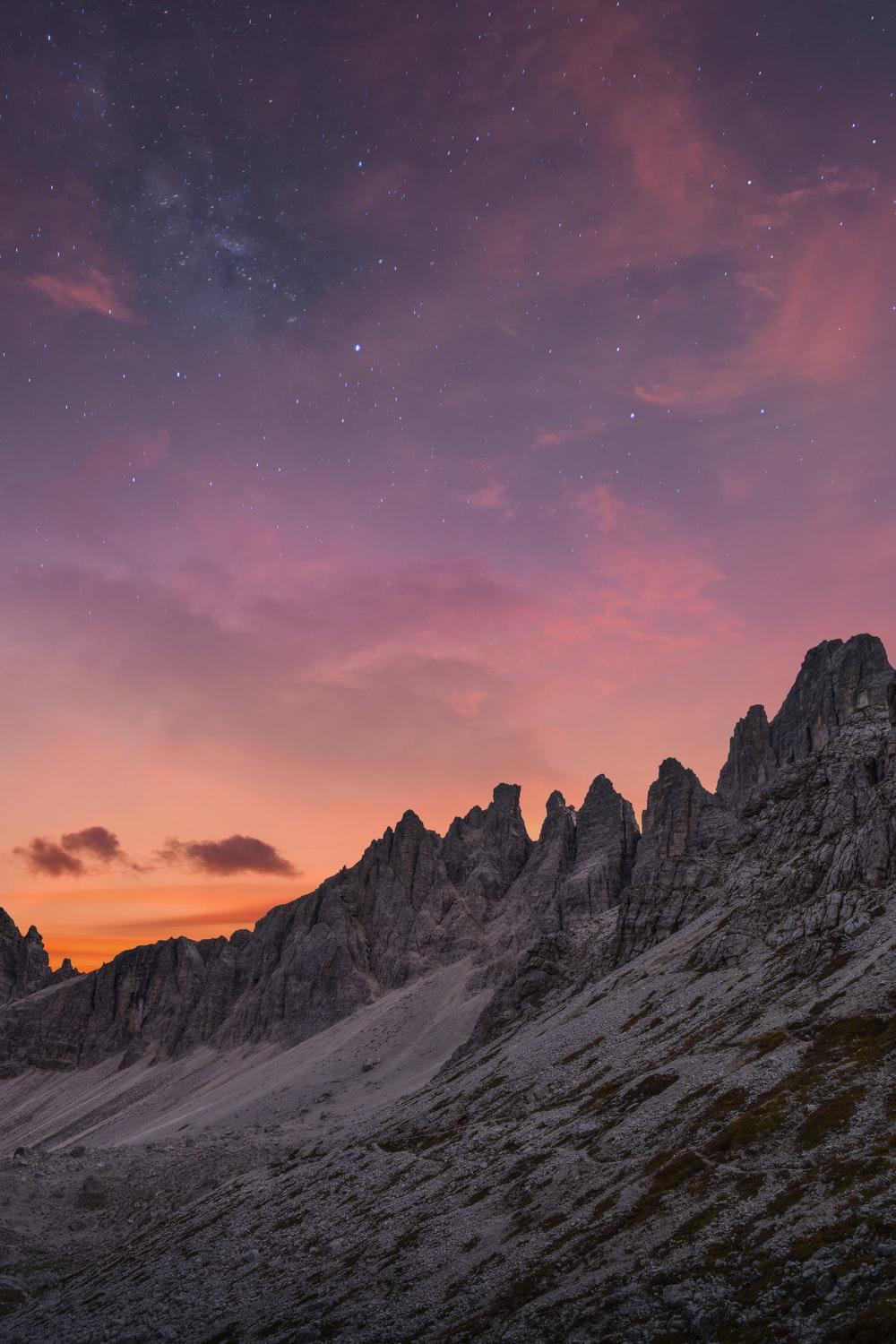 1000x1500 Mountain Sunset Picture. Download Free Image