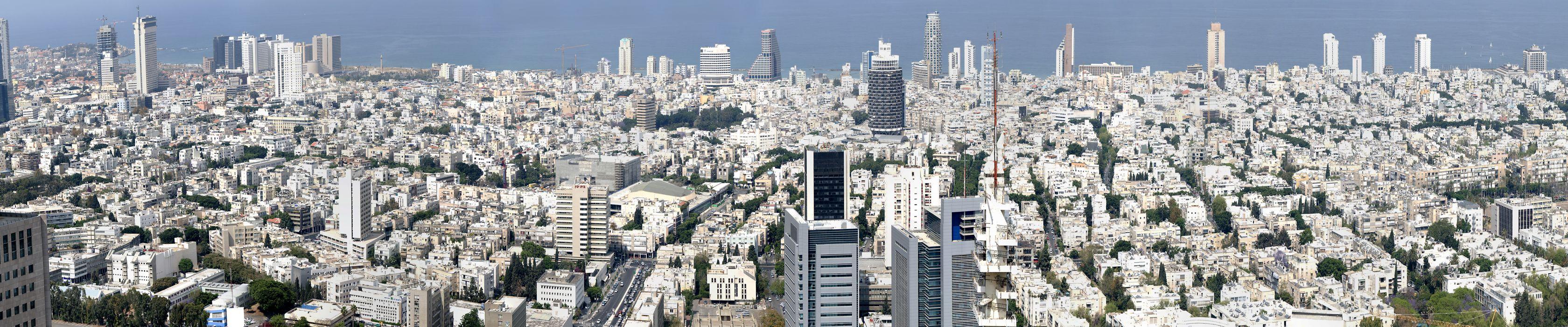 3360x700 Tel Aviv Israel wallpaperx1200