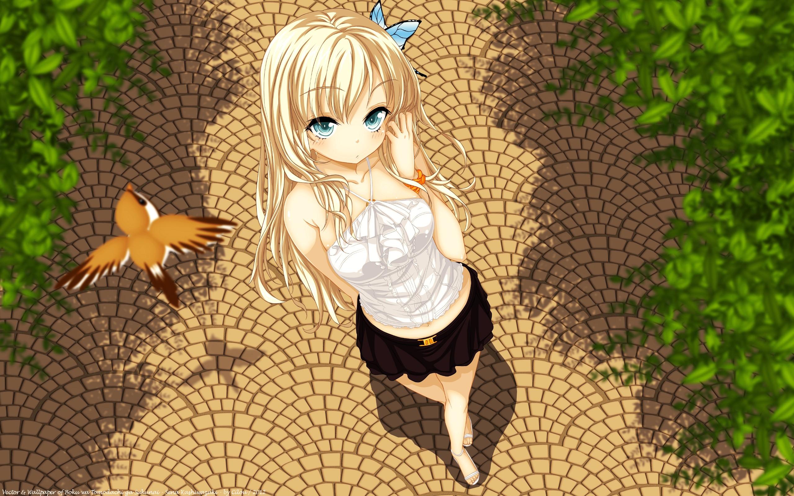 2560x1600 #Boku wa Tomodachi ga Sukunai, #Kashiwazaki Sena, #blonde, #anime, #anime girls, wallpaper. Mocah HD Wallpaper