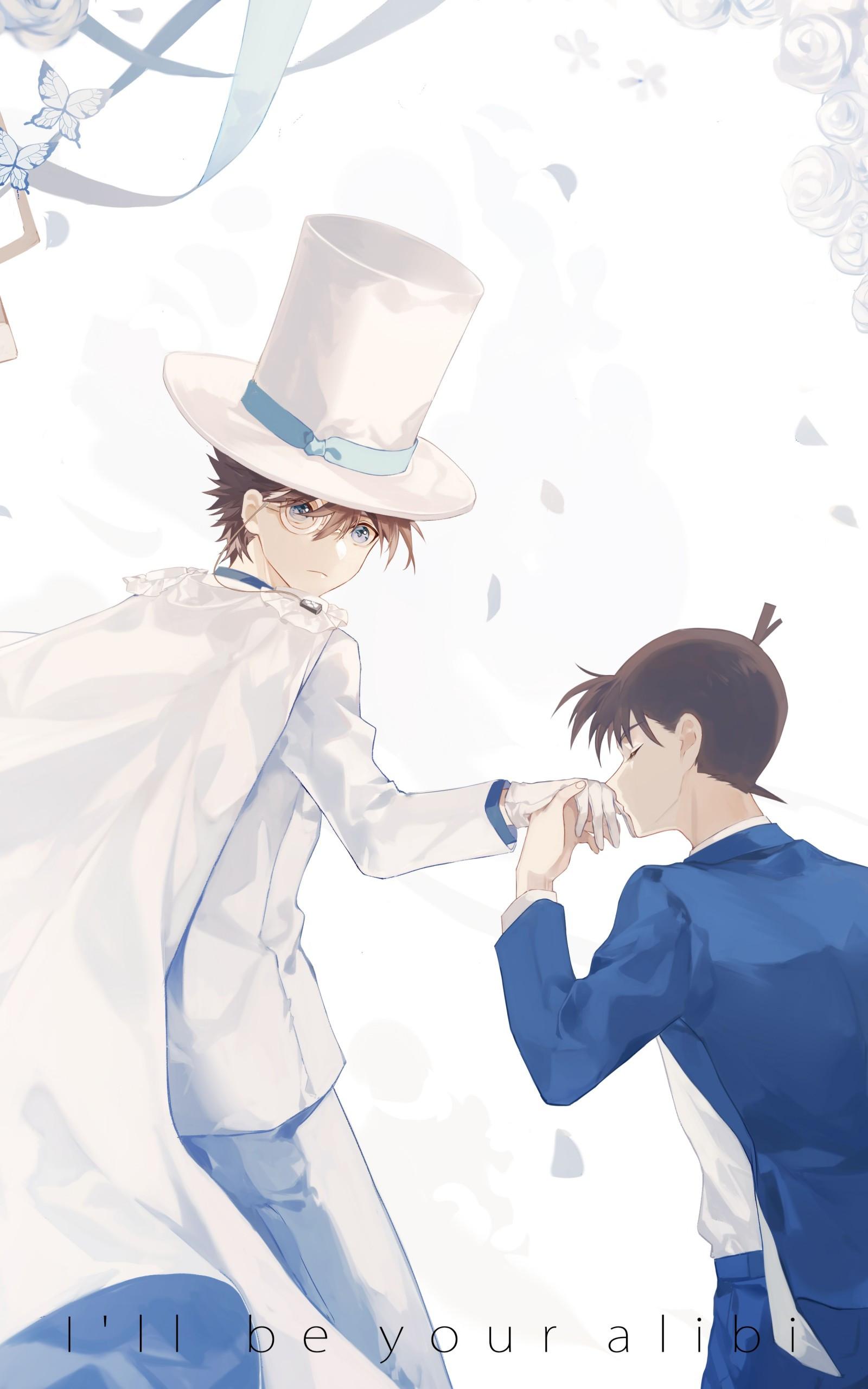 1600x2560 Download 1600x2560 Anime Crossover, Kuroba Kaito, Kudou Shinichi, Magic Kaito, Meitantei Conan Wallpaper for Google Nexus 10
