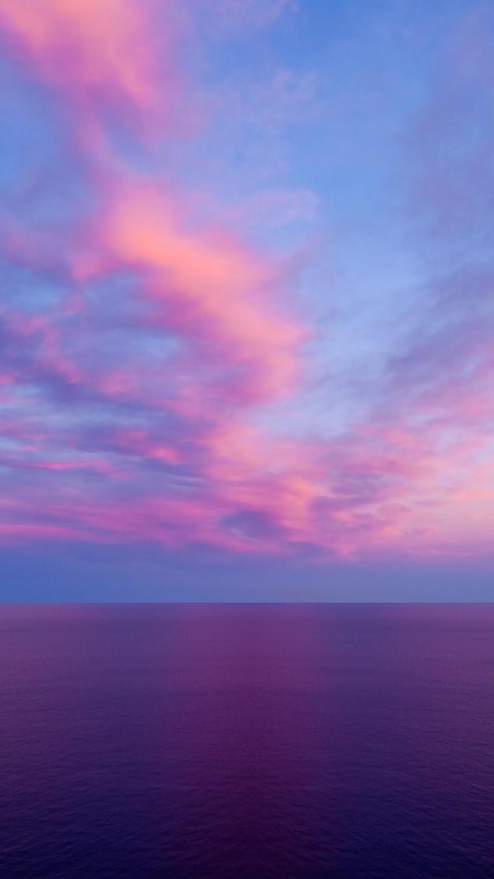720x1280 Purple Sunset Wallpaper