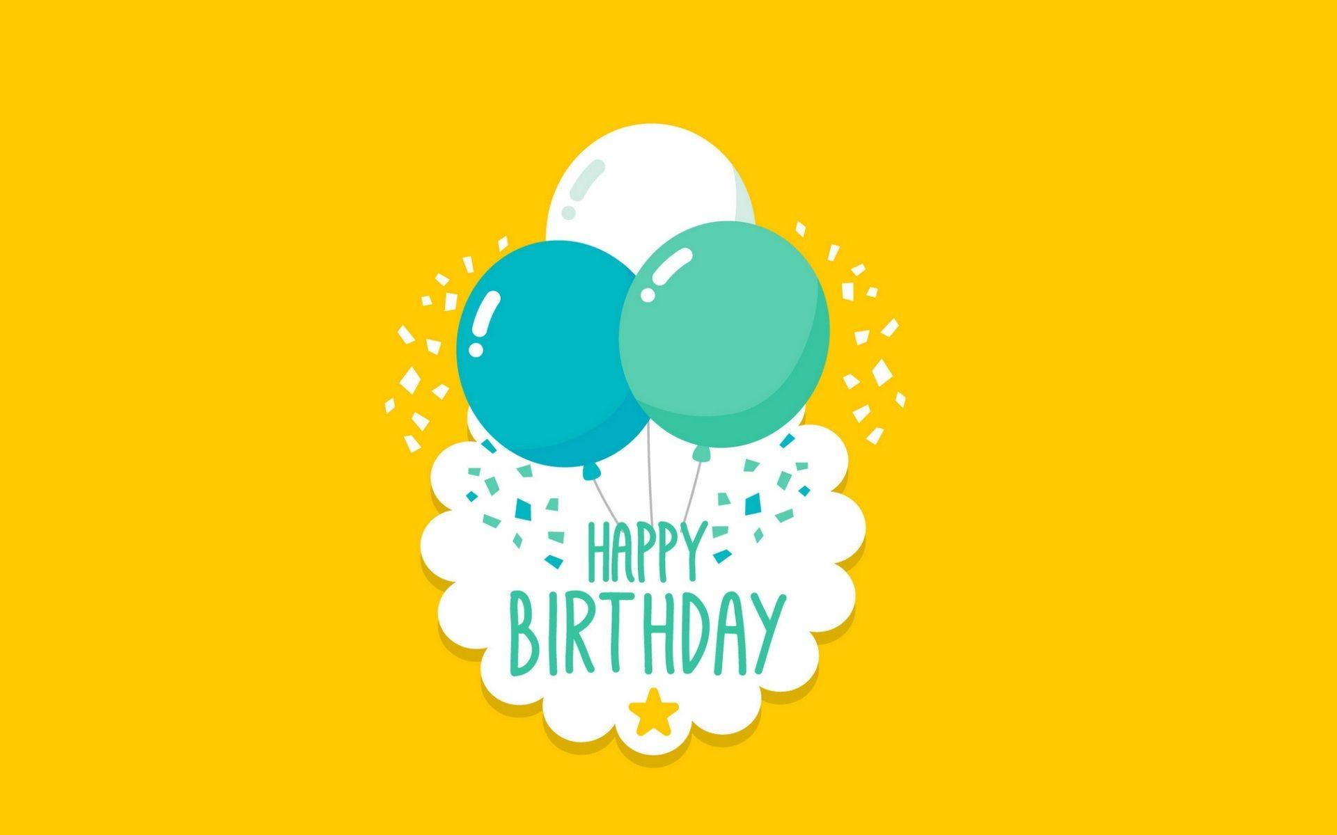 1920x1200 Yellow Birthday Wallpaper, HD Yellow Birthday Background on WallpaperBat