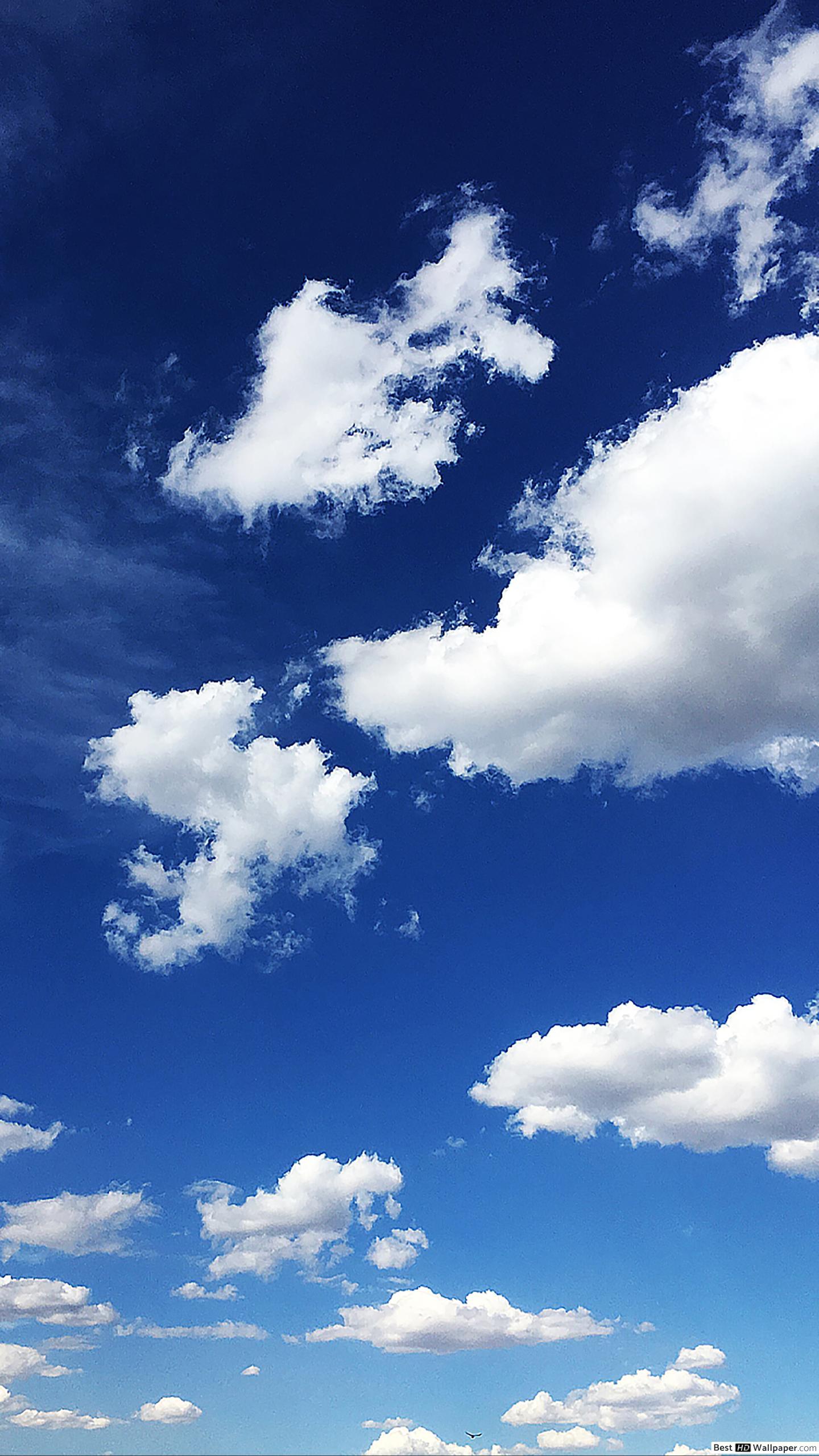 1440x2560 Blue sky and clouds 2K wallpaper download