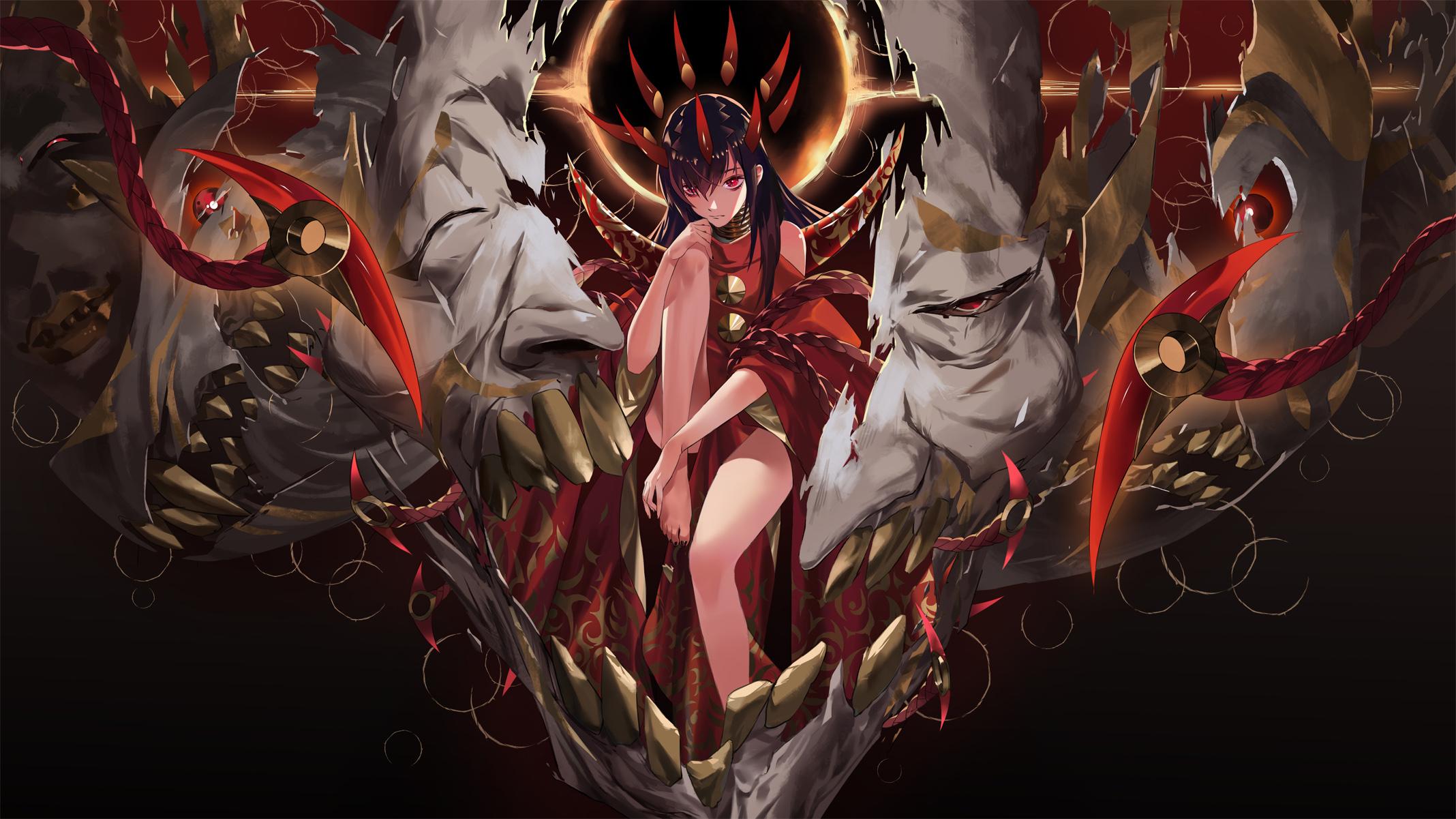 2136x1201 Anime Girls Anime Onmyoji Wallpaper:2136x1201