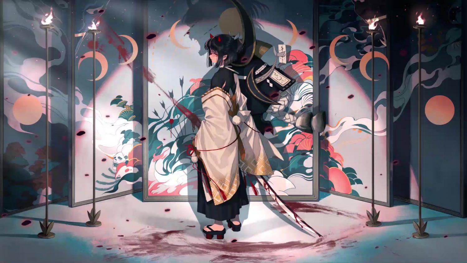 1500x844 Tenken Jinshin Onikiri Onmyoji Live Wallpaper